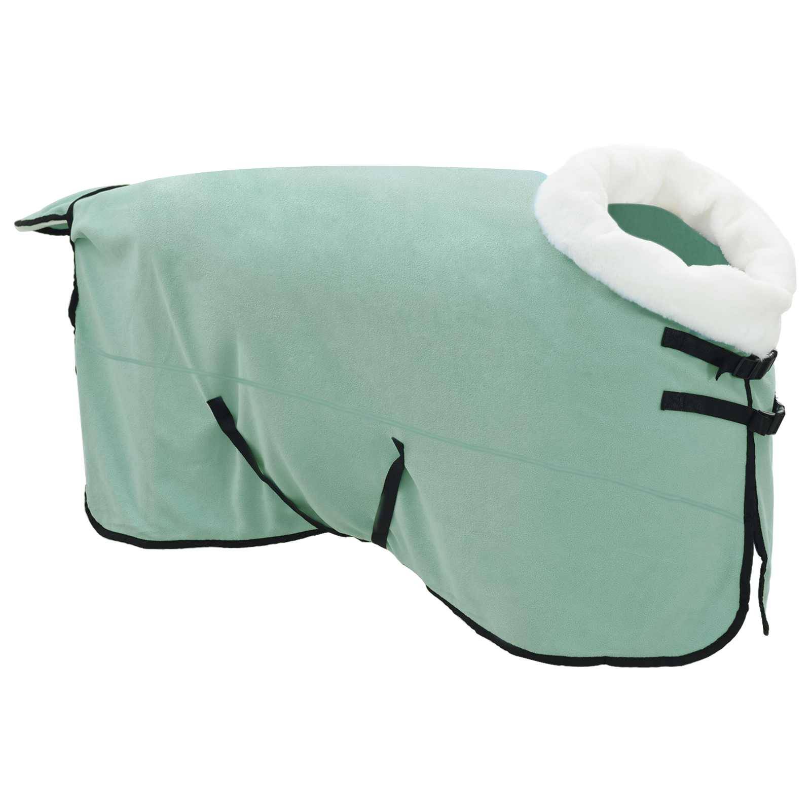 vidaXL Pferdedecke Dunkelgrün 125 cm Polarfleece