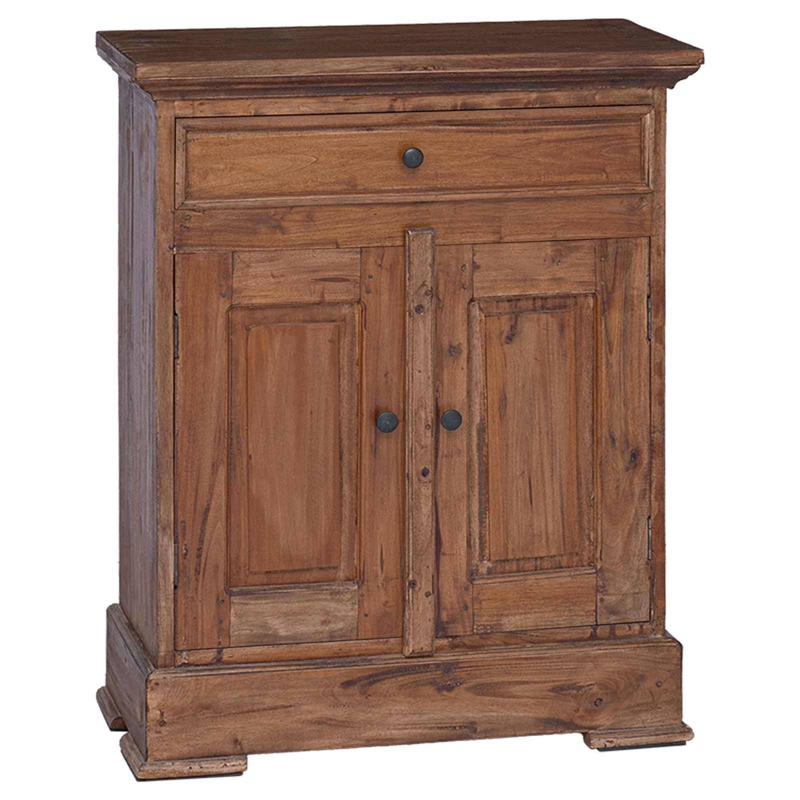 vidaXL Aufbewahrungsschrank 63 x 30 x 79 cm Massives Mahagoni Holz