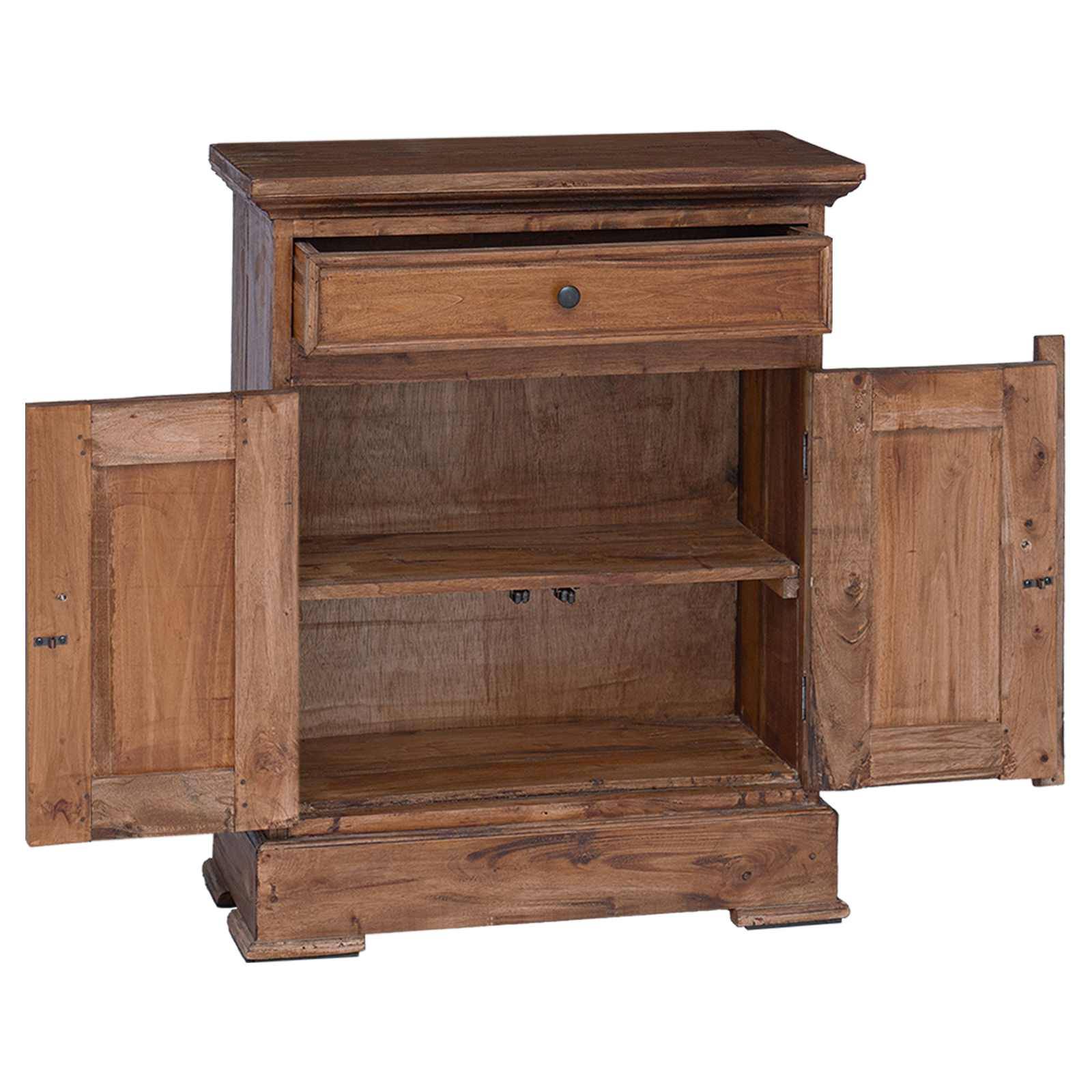 vidaXL Aufbewahrungsschrank 63 x 30 x 79 cm Massives Mahagoni Holz
