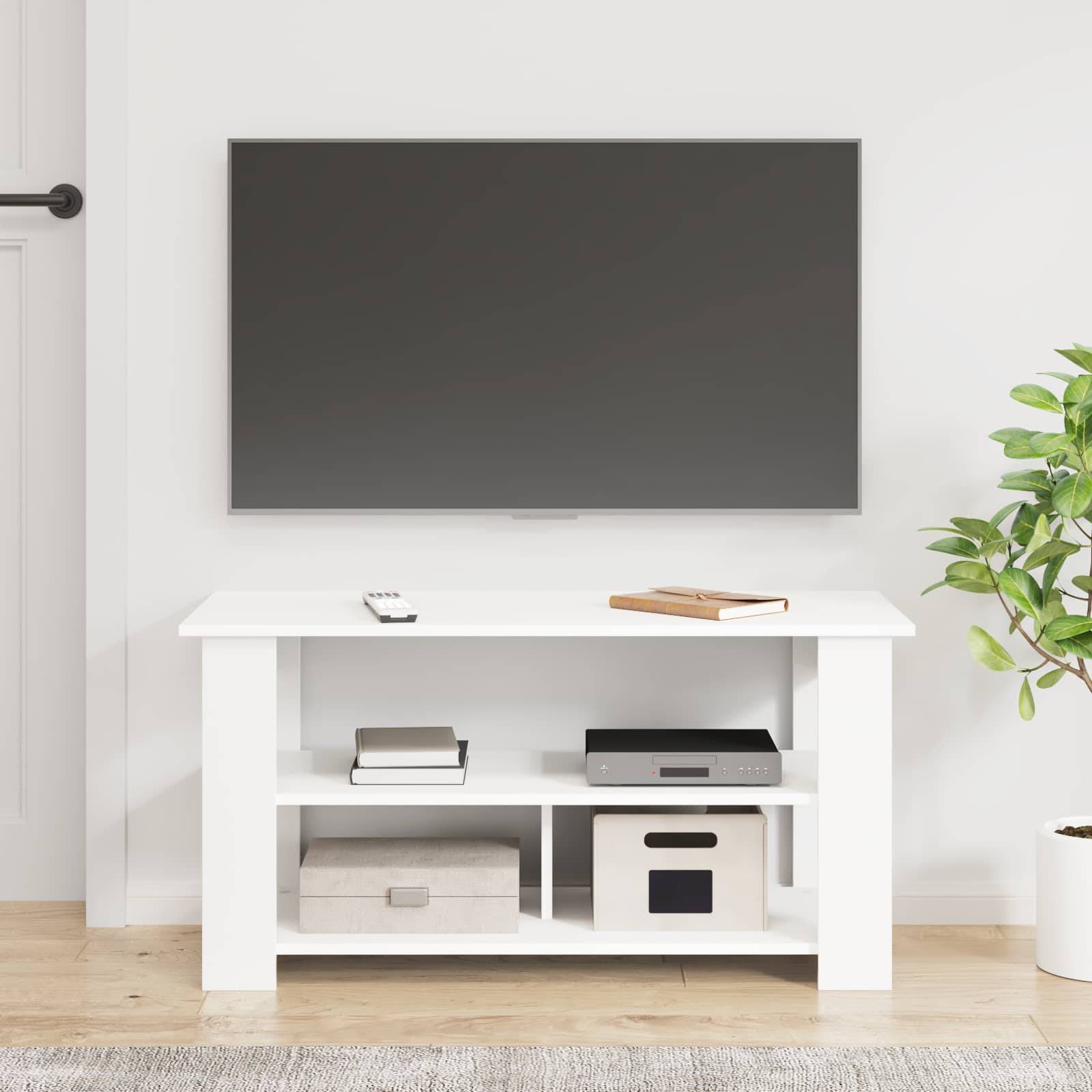 vidaXL TV-Ständer Weiß 100 x 40 x 50 cm