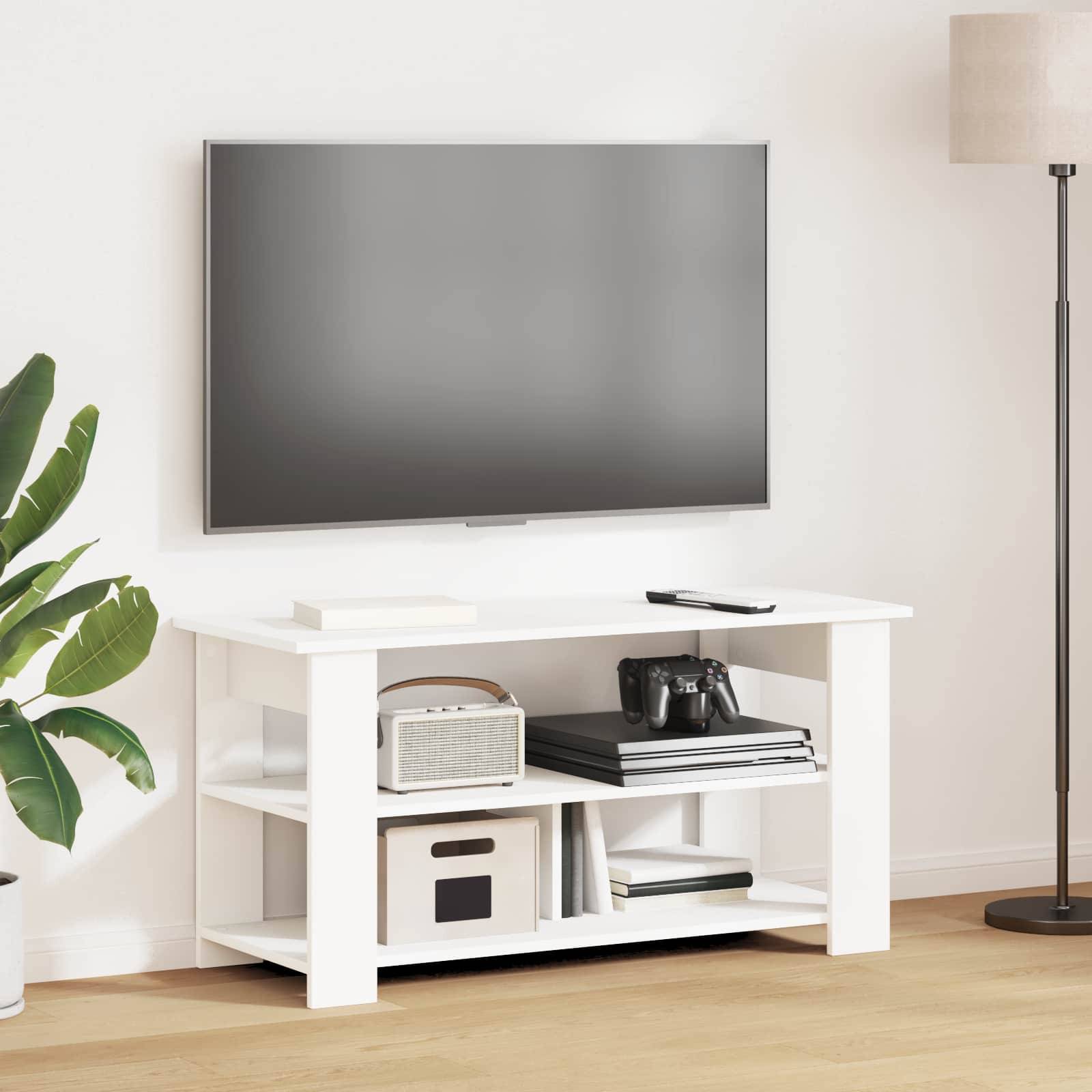 vidaXL TV-Ständer Weiß 100 x 40 x 50 cm