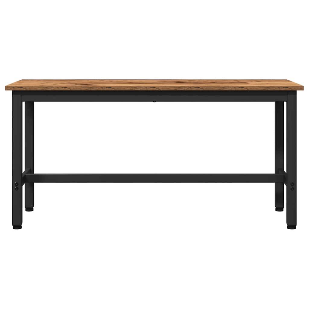 vidaXL Esstischbank Altholz 100 x 32,5 x 48,5 cm