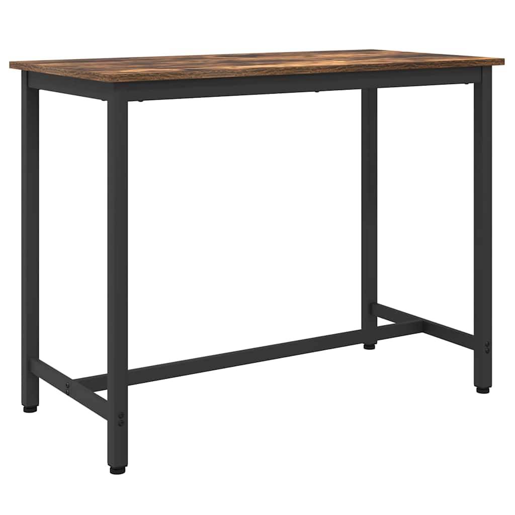 vidaXL Tisch Geräucherte Eiche 100 x 50 x 76,5 cm