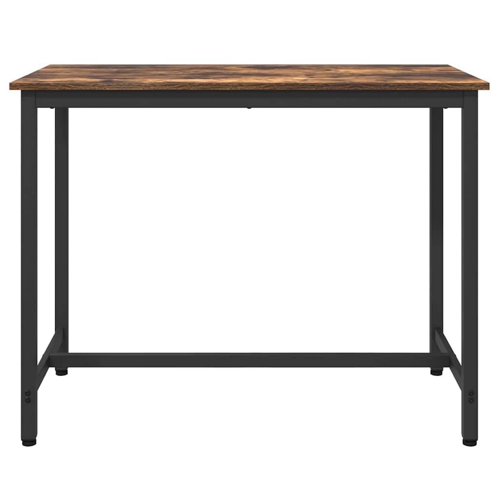 vidaXL Tisch Geräucherte Eiche 100 x 50 x 76,5 cm