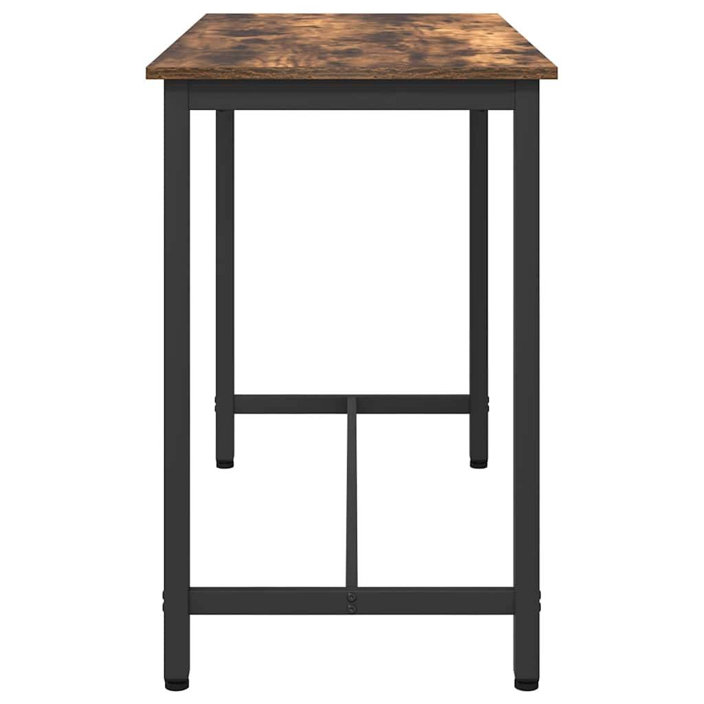 vidaXL Tisch Geräucherte Eiche 100 x 50 x 76,5 cm