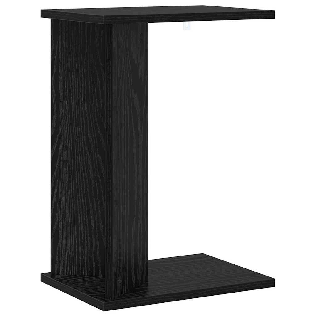 vidaXL Beistelltisch Schwarz Eichen-Optik 35 x 25 x 50 cm