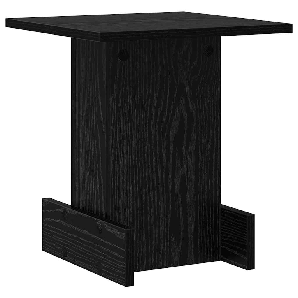 vidaXL Beistelltisch Schwarz Eichen-Optik 35,5 x 35 x 40 cm