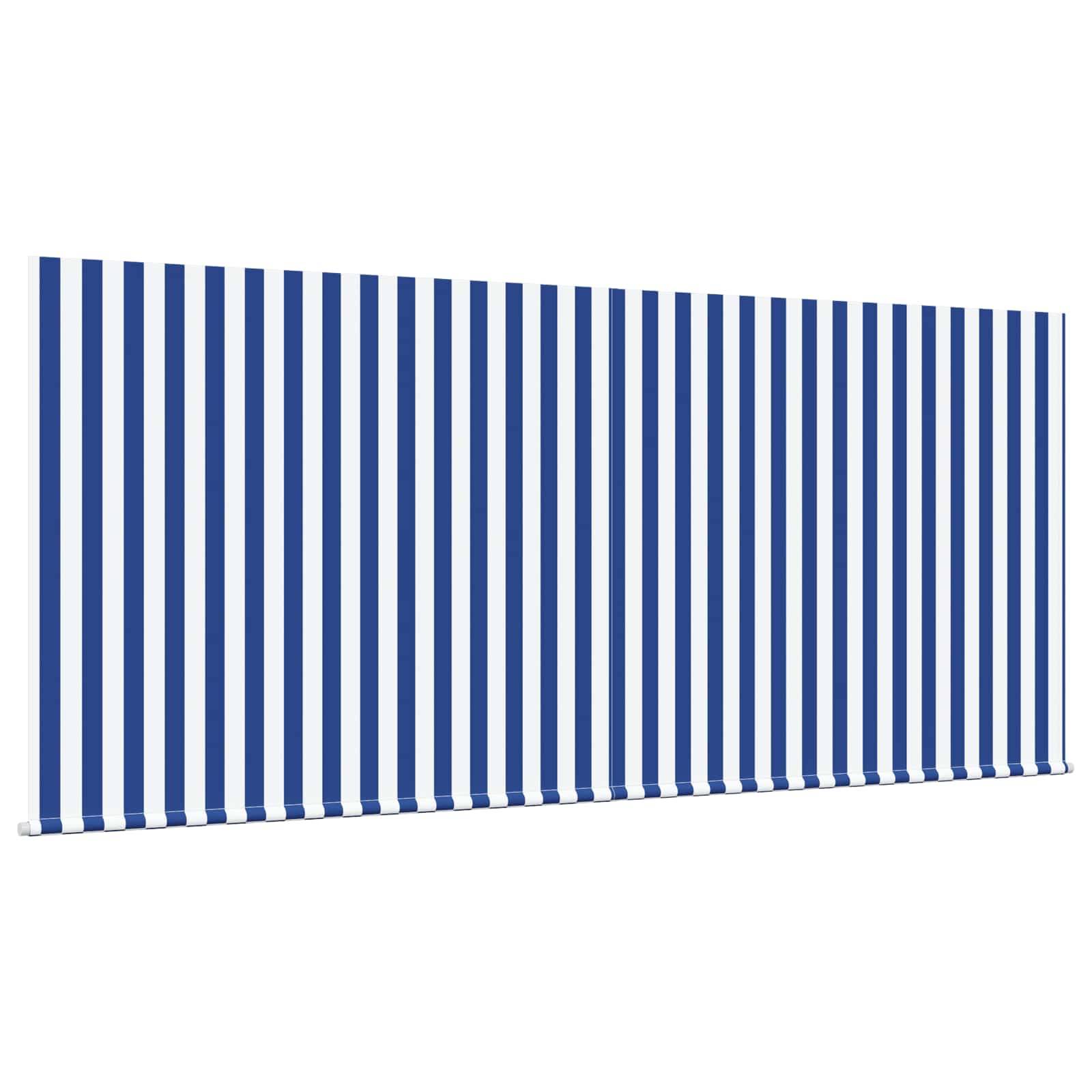 vidaXL Einziehbare Markise Blau und Weiß 300 x 200 cm