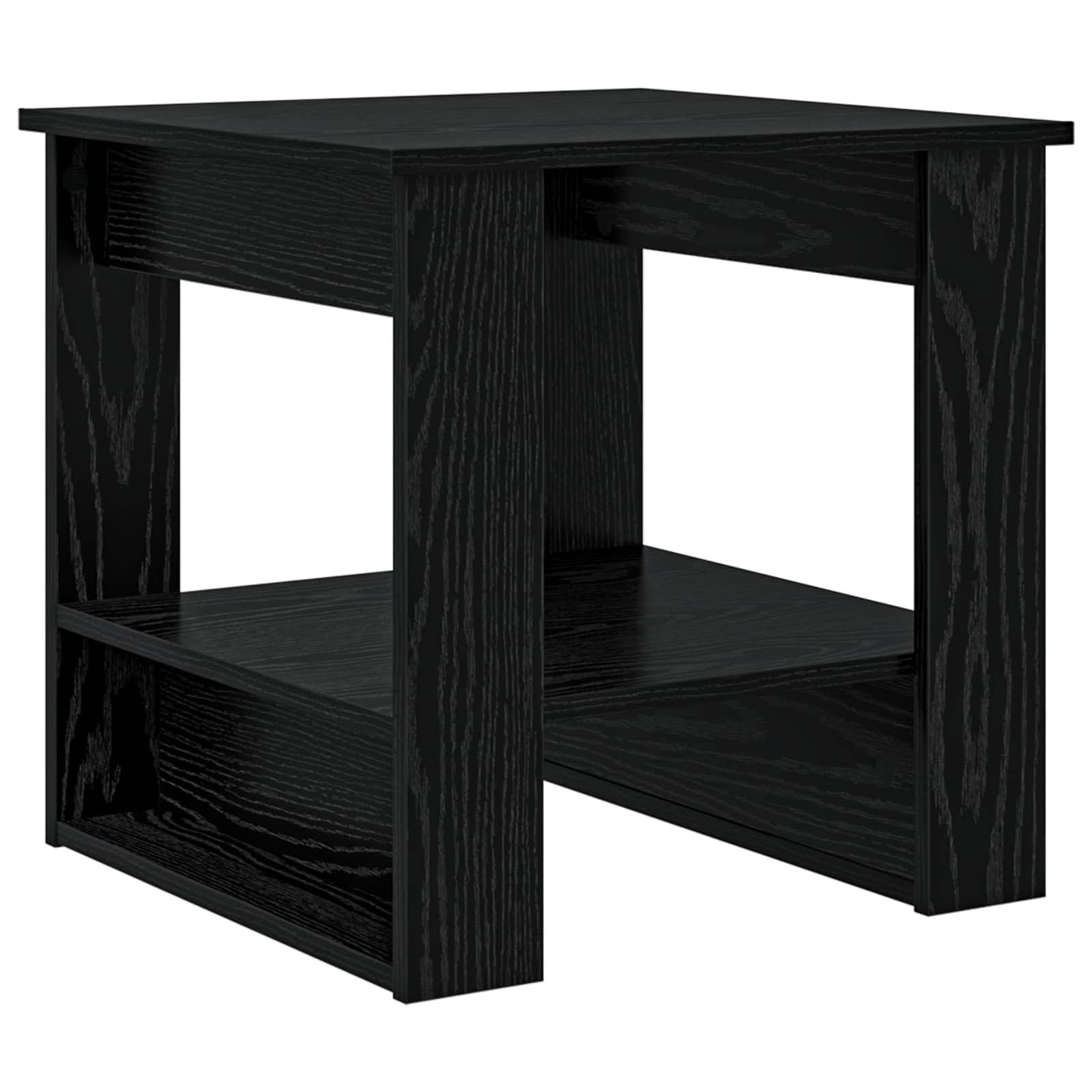 vidaXL Couchtisch Schwarz Eichen-Optik 51 x 50 x 50 cm Holzwerkstoff