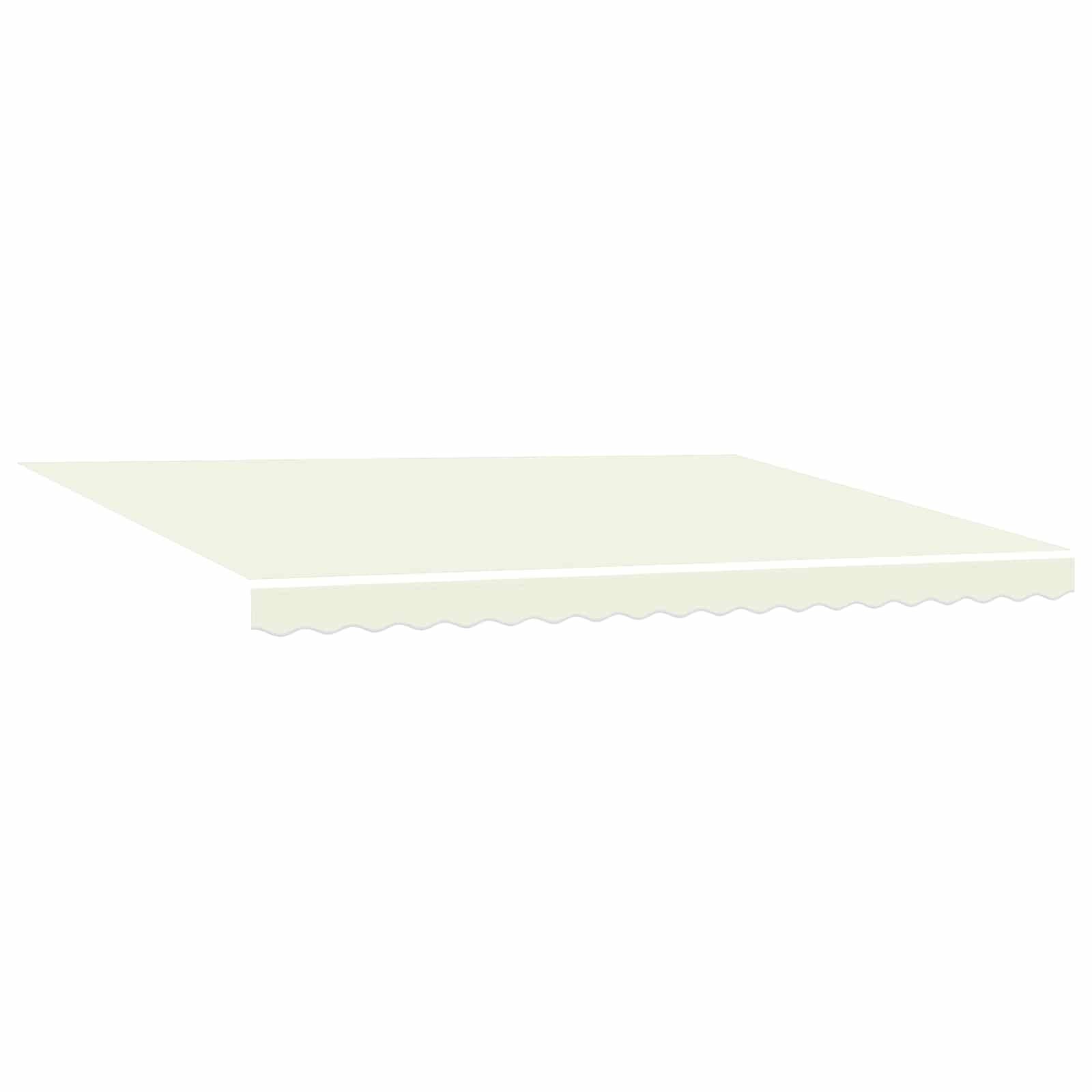 Ein minimalistisches, cremefarbenes schwebendes Regal mit ausgeschnittener Wellenkantenform, von unten betrachtet, das seinen sauberen und einfachen Stil unterstreicht.