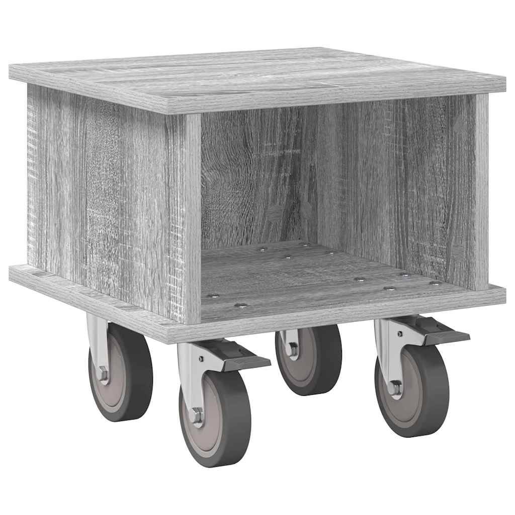 vidaXL TV-Ständer Graues Sonoma 37 x 35 x 35 cm Holzwerkstoff
