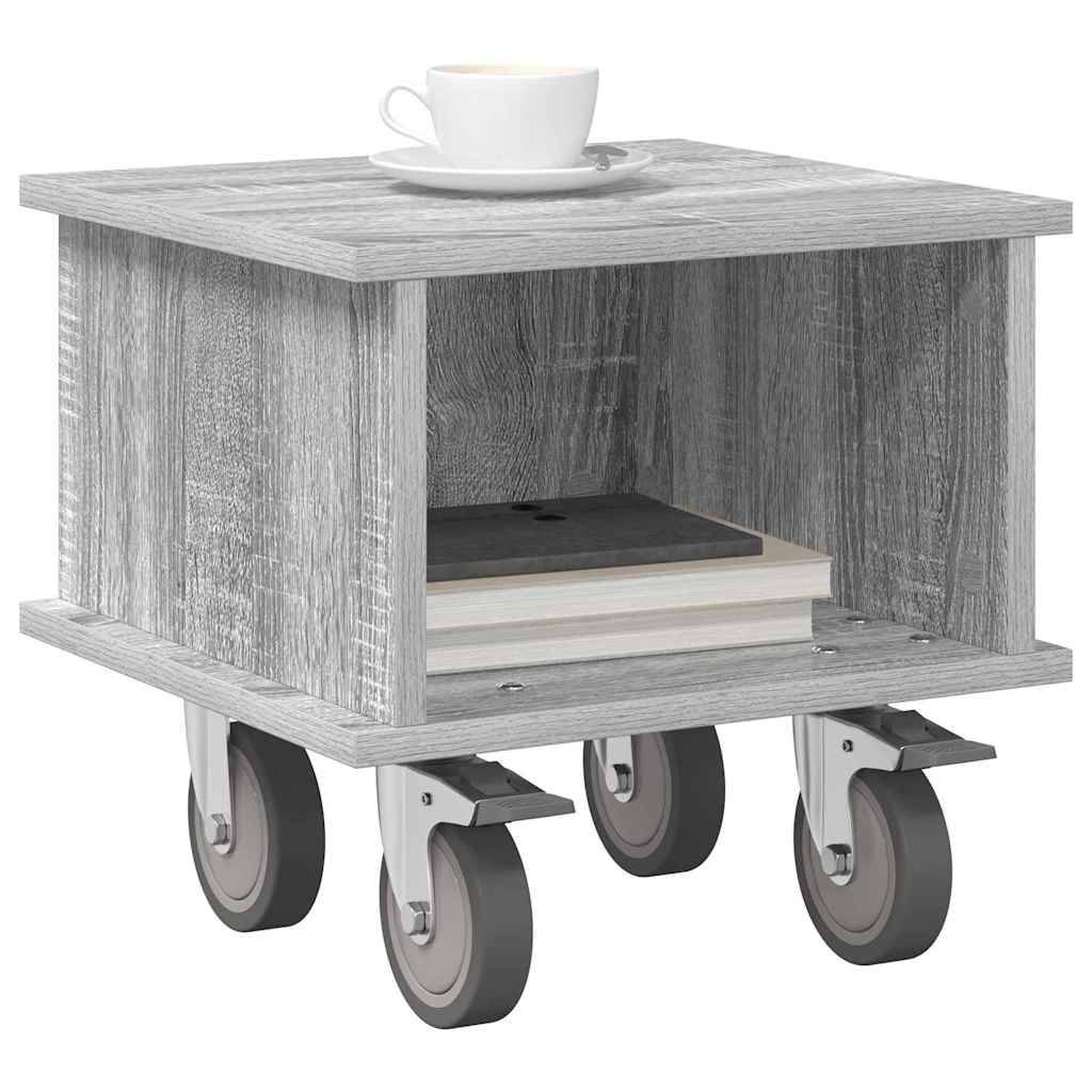 vidaXL TV-Ständer Graues Sonoma 37 x 35 x 35 cm Holzwerkstoff
