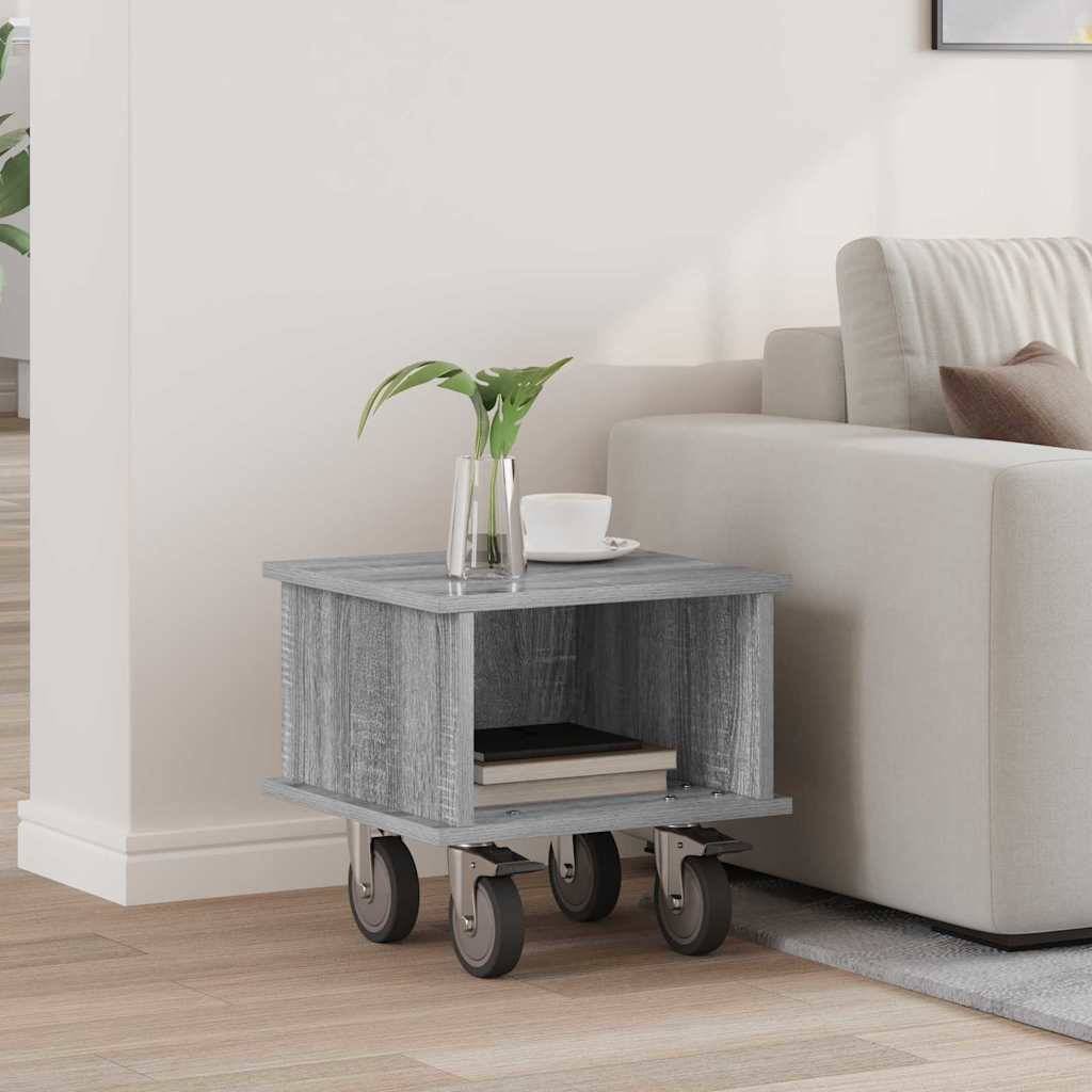 vidaXL TV-Ständer Graues Sonoma 37 x 35 x 35 cm Holzwerkstoff
