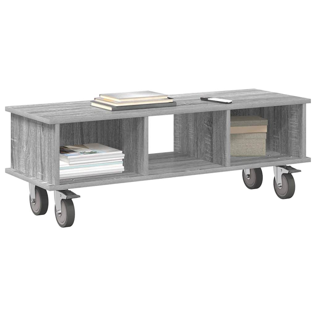 vidaXL TV-Ständer Graues Sonoma 100 x 35 x 35 cm Holzwerkstoff