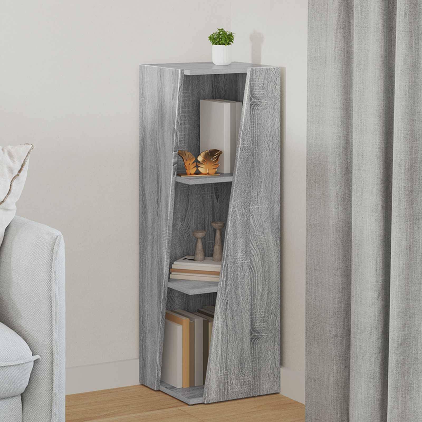 vidaXL Seitenregal Graues Sonoma 33 x 32 x 100,5 cm Holzwerkstoff