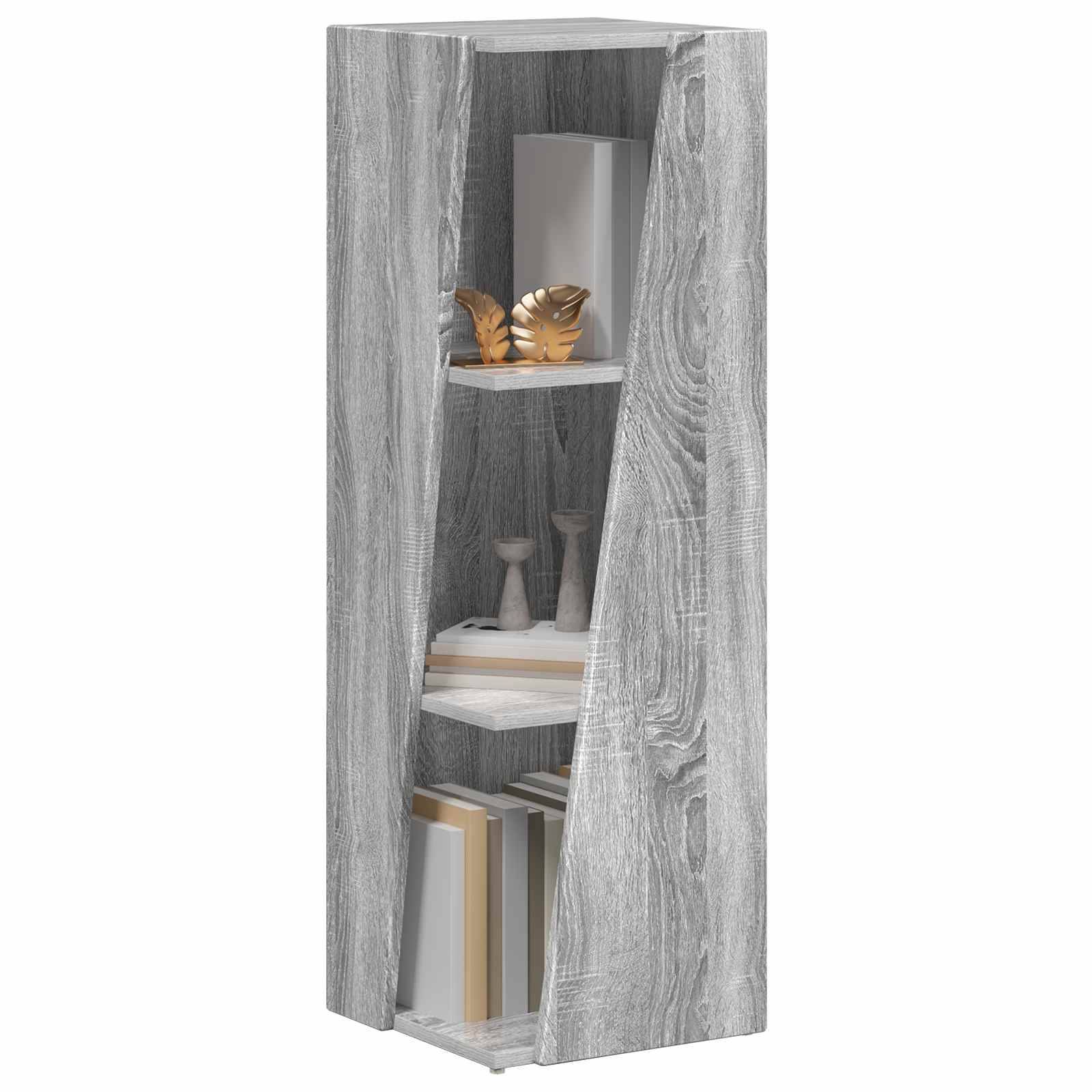 vidaXL Seitenregal Graues Sonoma 33 x 32 x 100,5 cm Holzwerkstoff
