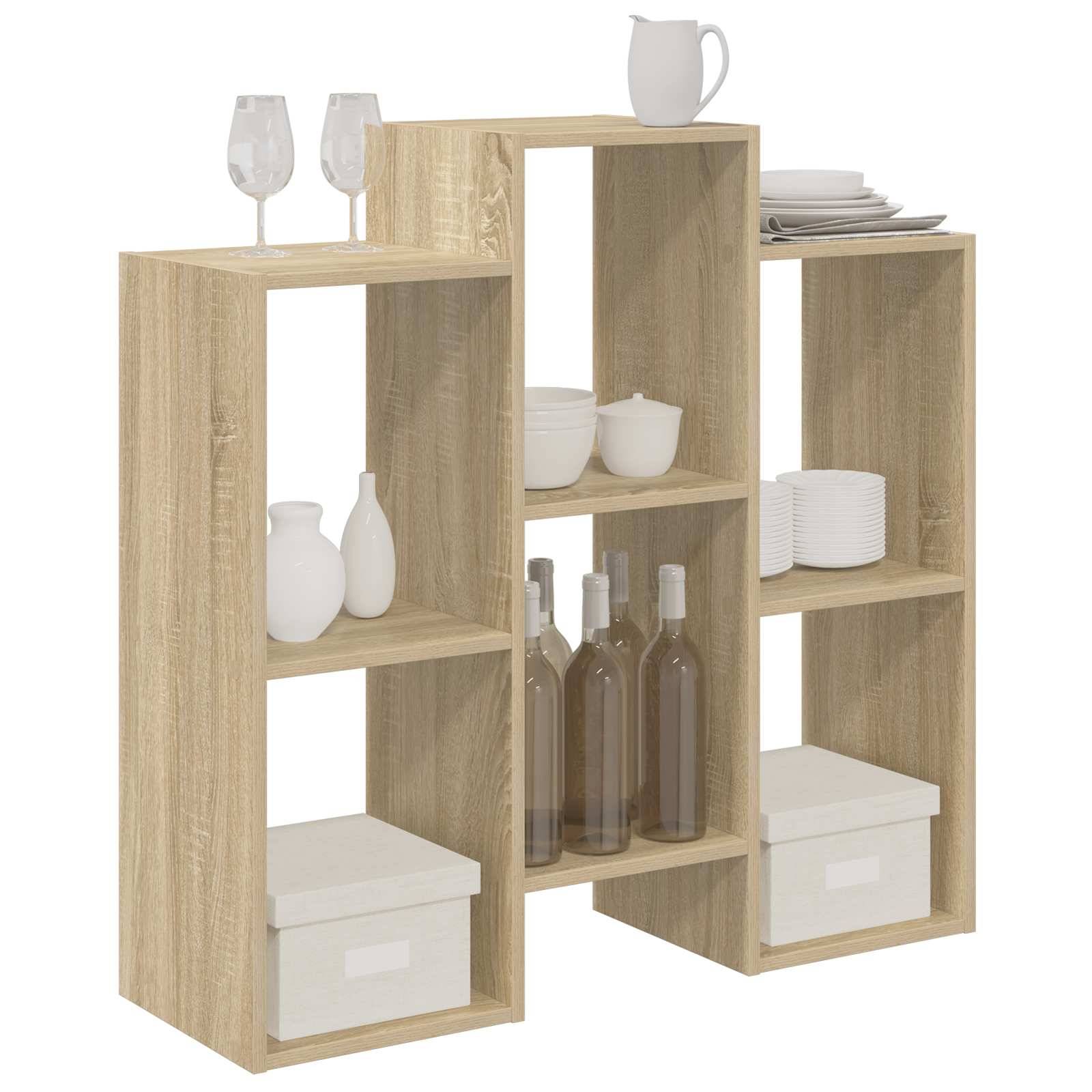 vidaXL Sideboard Sonoma-Eiche 90 x 30 x 90 cm