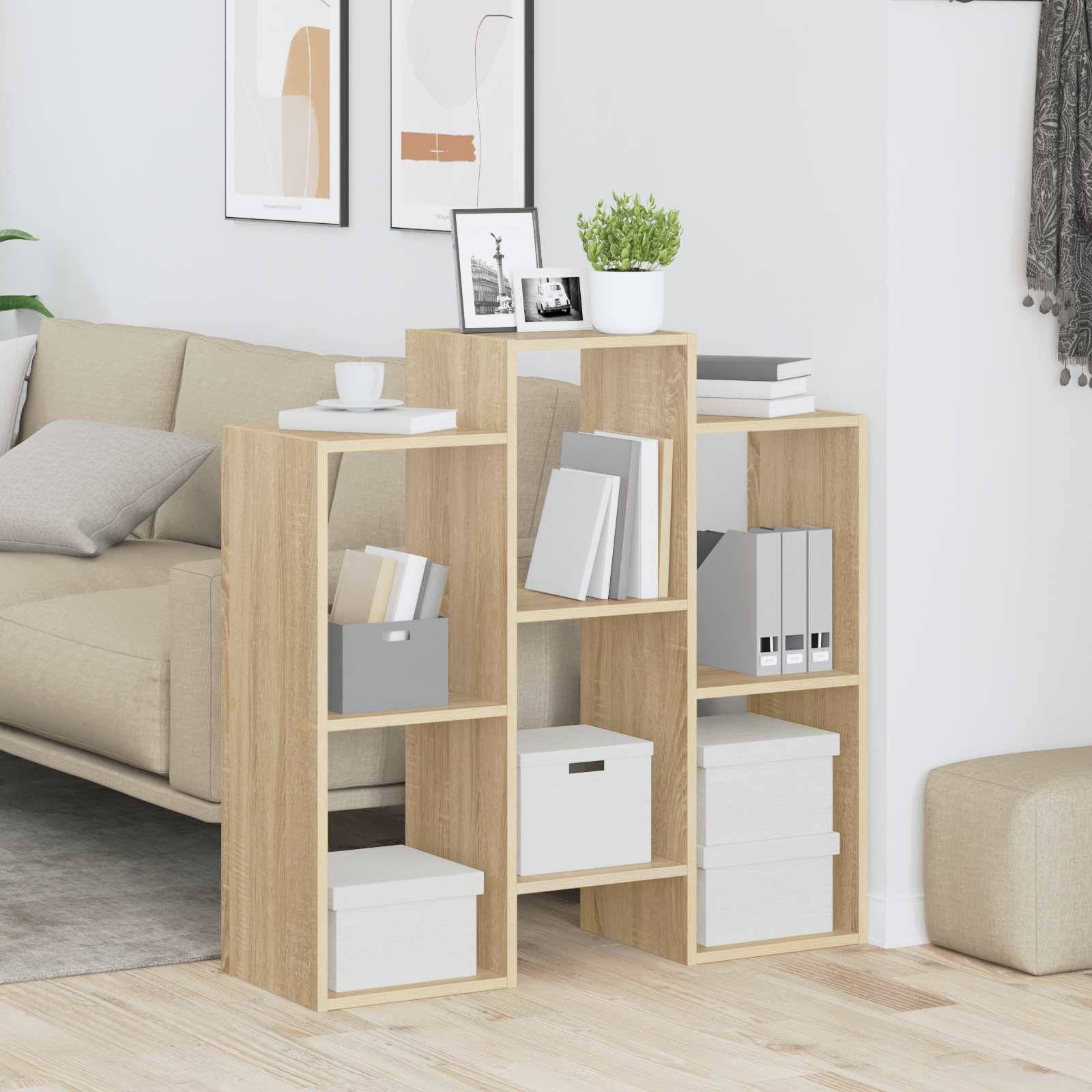 vidaXL Sideboard Sonoma-Eiche 90 x 30 x 90 cm