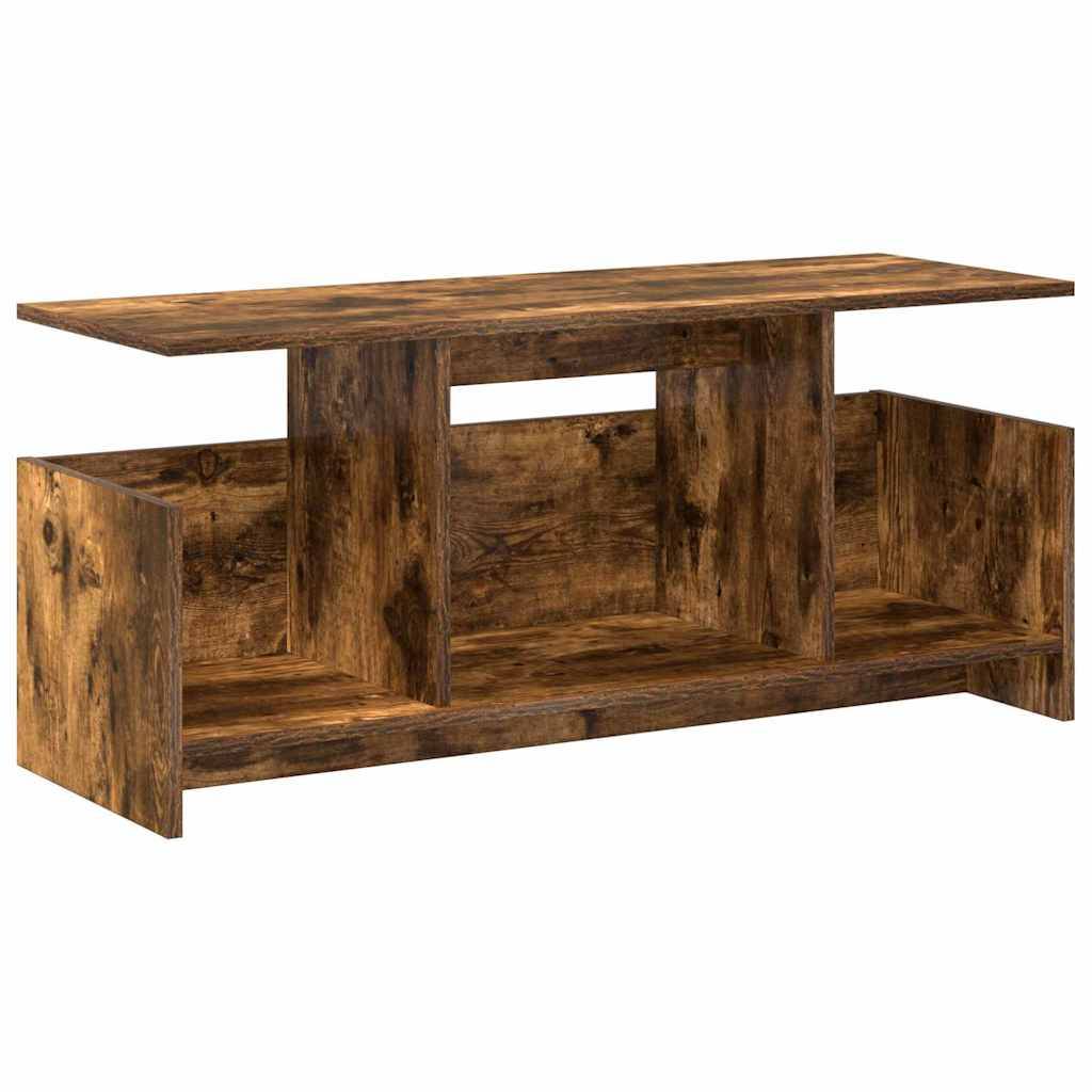 vidaXL TV-Ständer Geräucherte Eiche 102 x 35 x 45 cm Holzwerkstoff