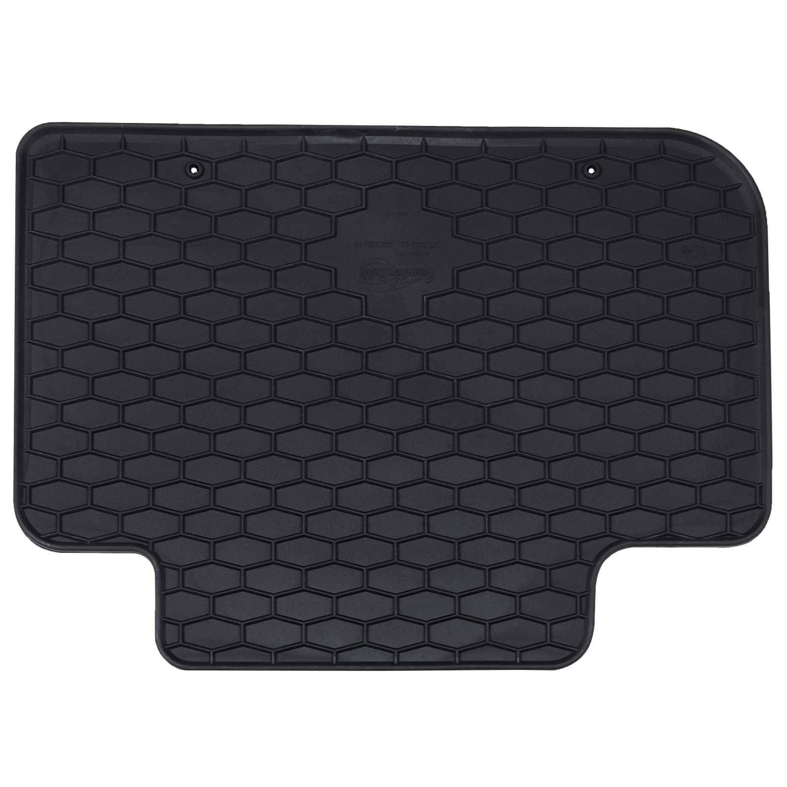 vidaXL Autofußmatte 4 pcs Schwarz Gummi