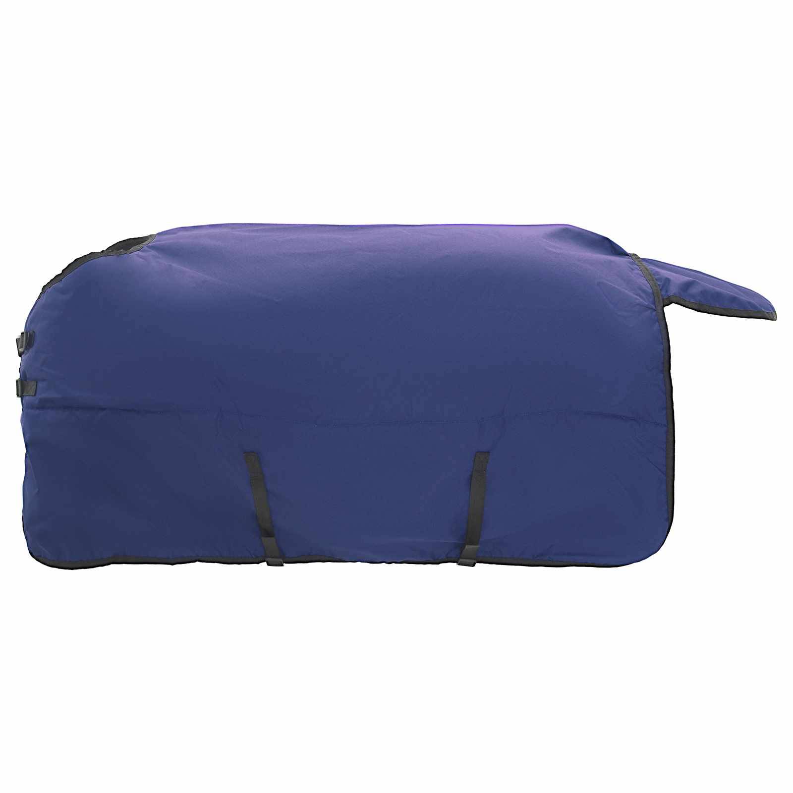 vidaXL Pferdedecke Dunkelgrün und Schwarz 75 cm Polyester