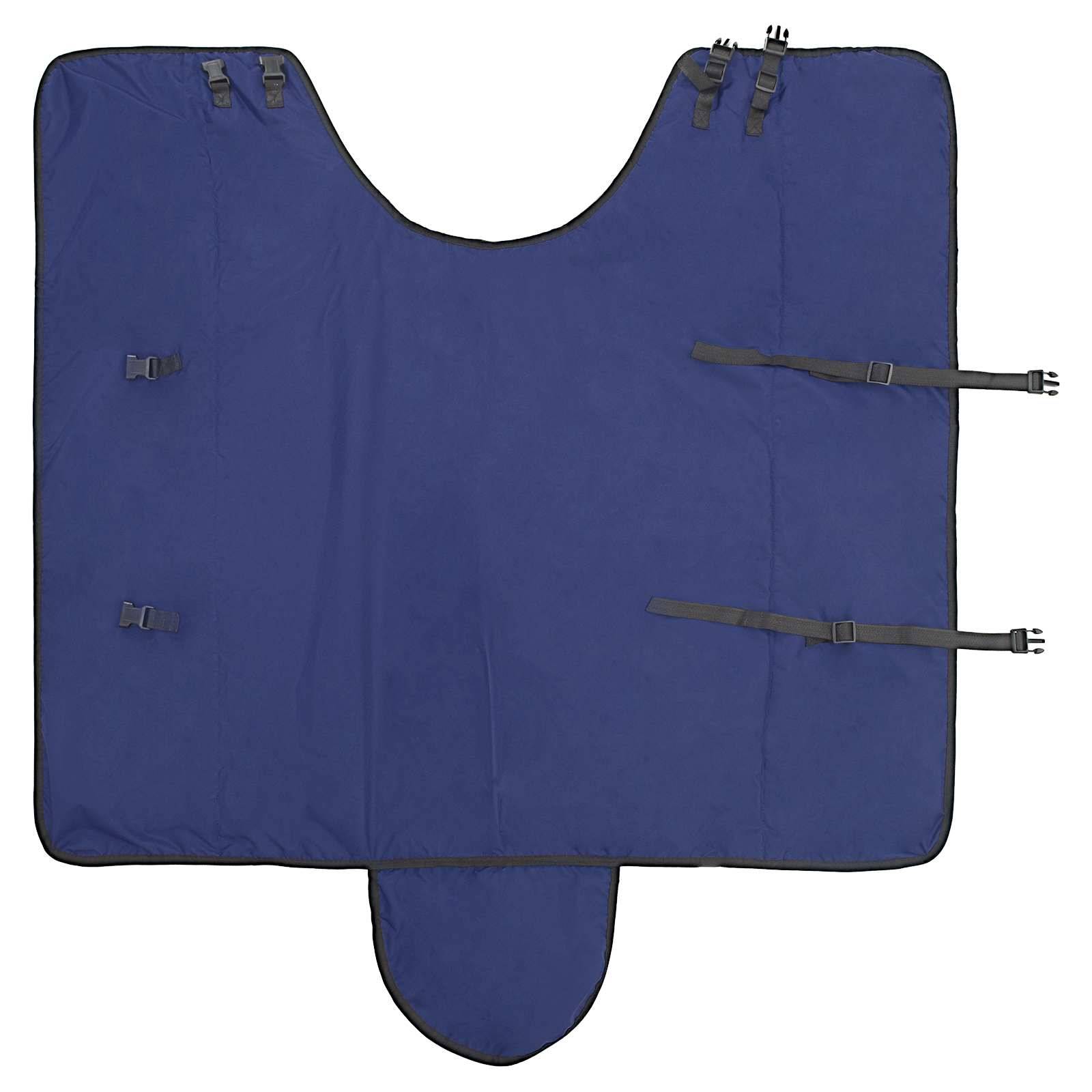 vidaXL Pferdedecke Dunkelgrün und Schwarz 75 cm Polyester