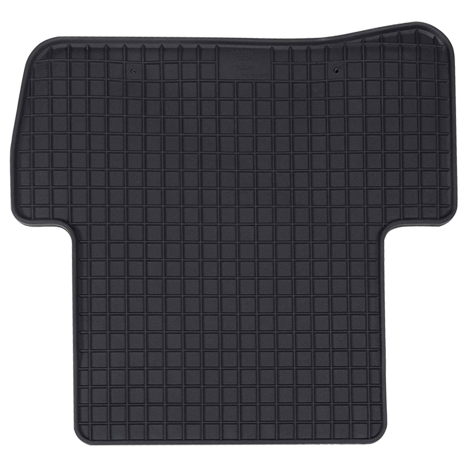 vidaXL Autofußmatte 4 pcs Schwarz Gummi