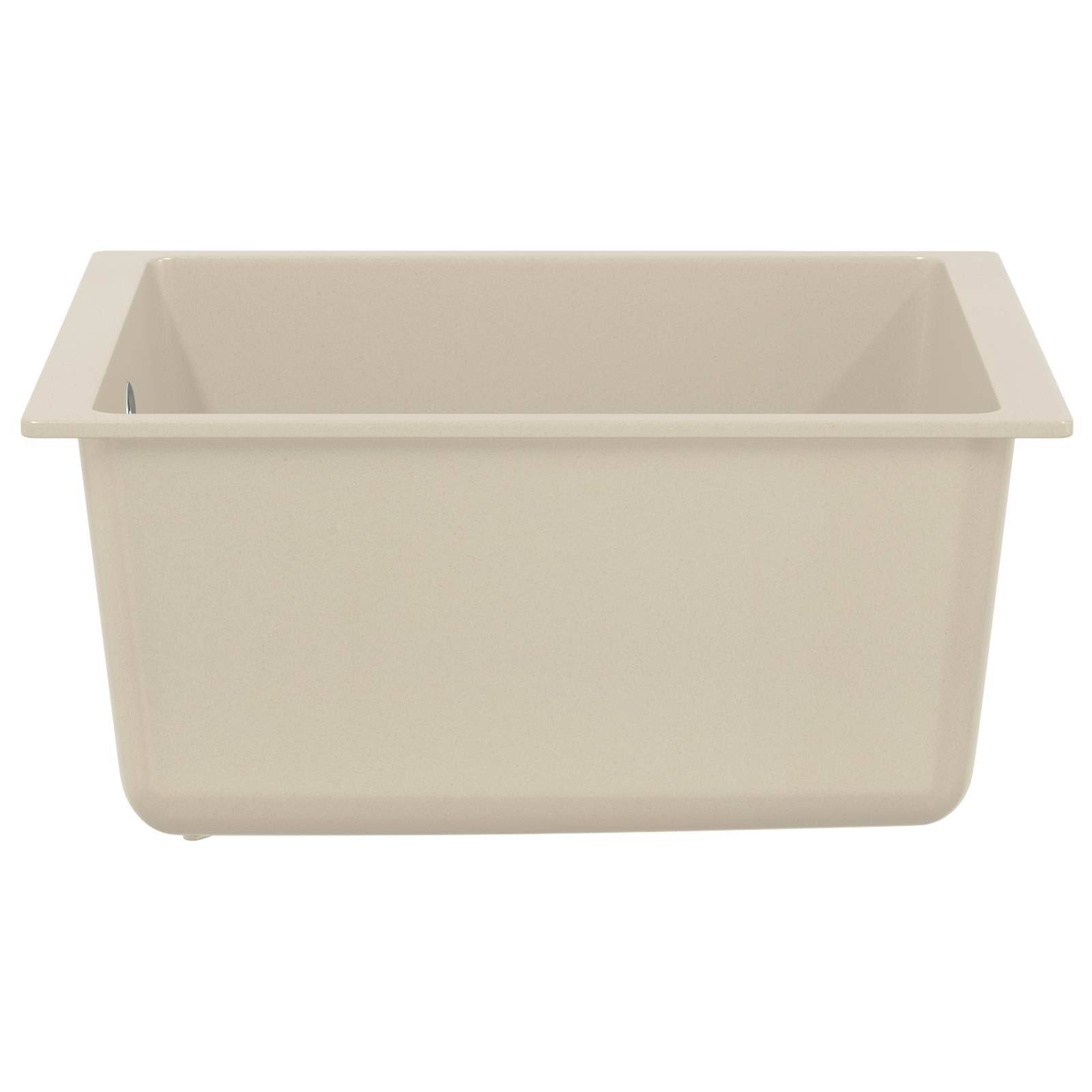 vidaXL Waschbecken Beige 370 x 460 mm 80% Quarz und 20% Harz