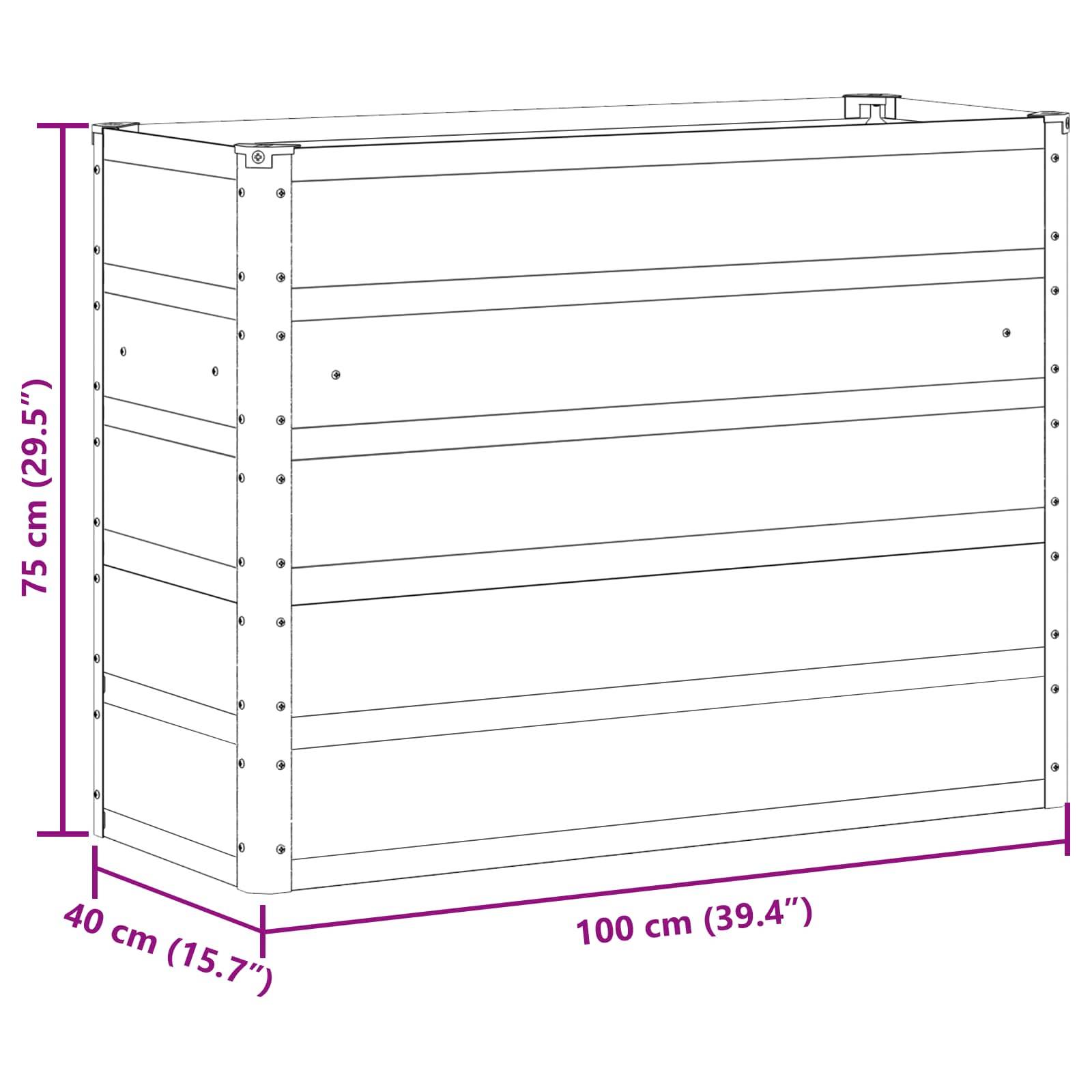 Hochbeete Abmessungen: 100 cm (39,4