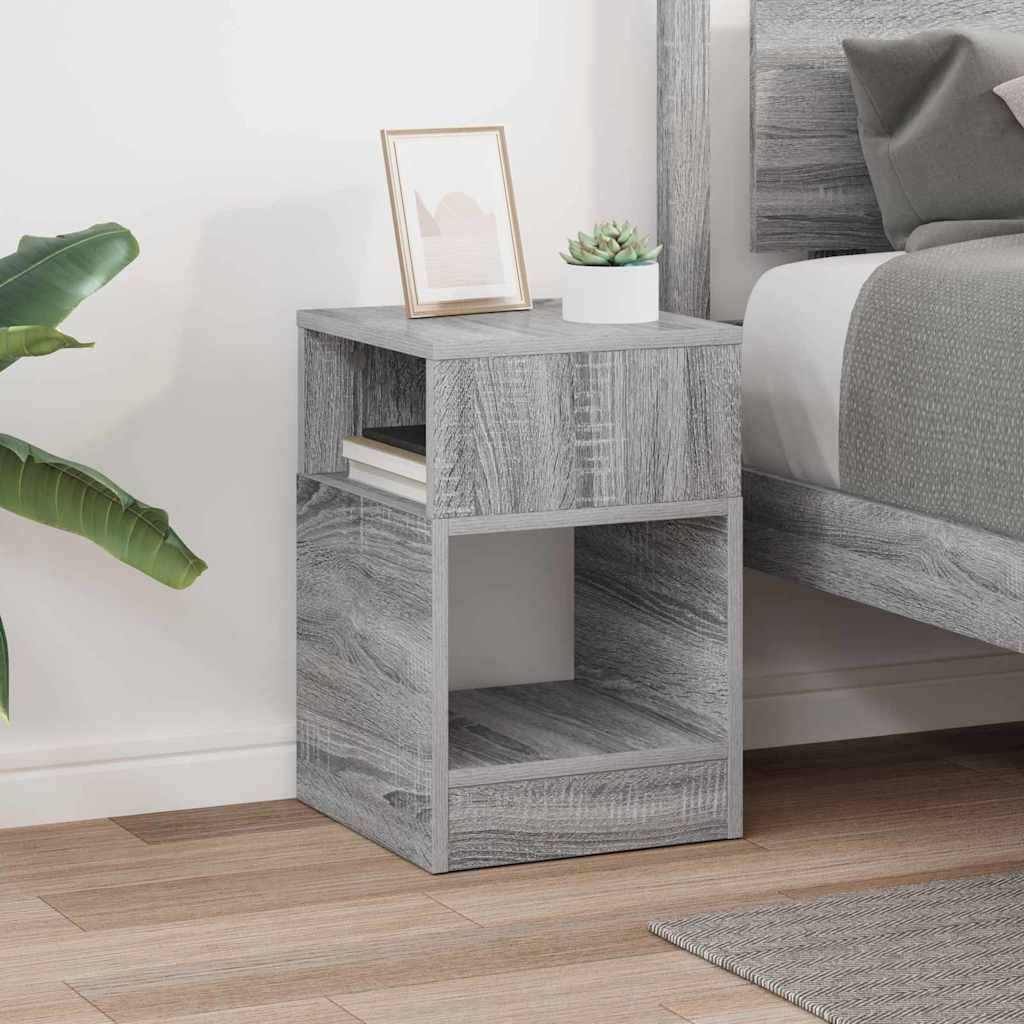 vidaXL Beistelltisch Graues Sonoma 30,5 x 30 x 45 cm Holzwerkstoff