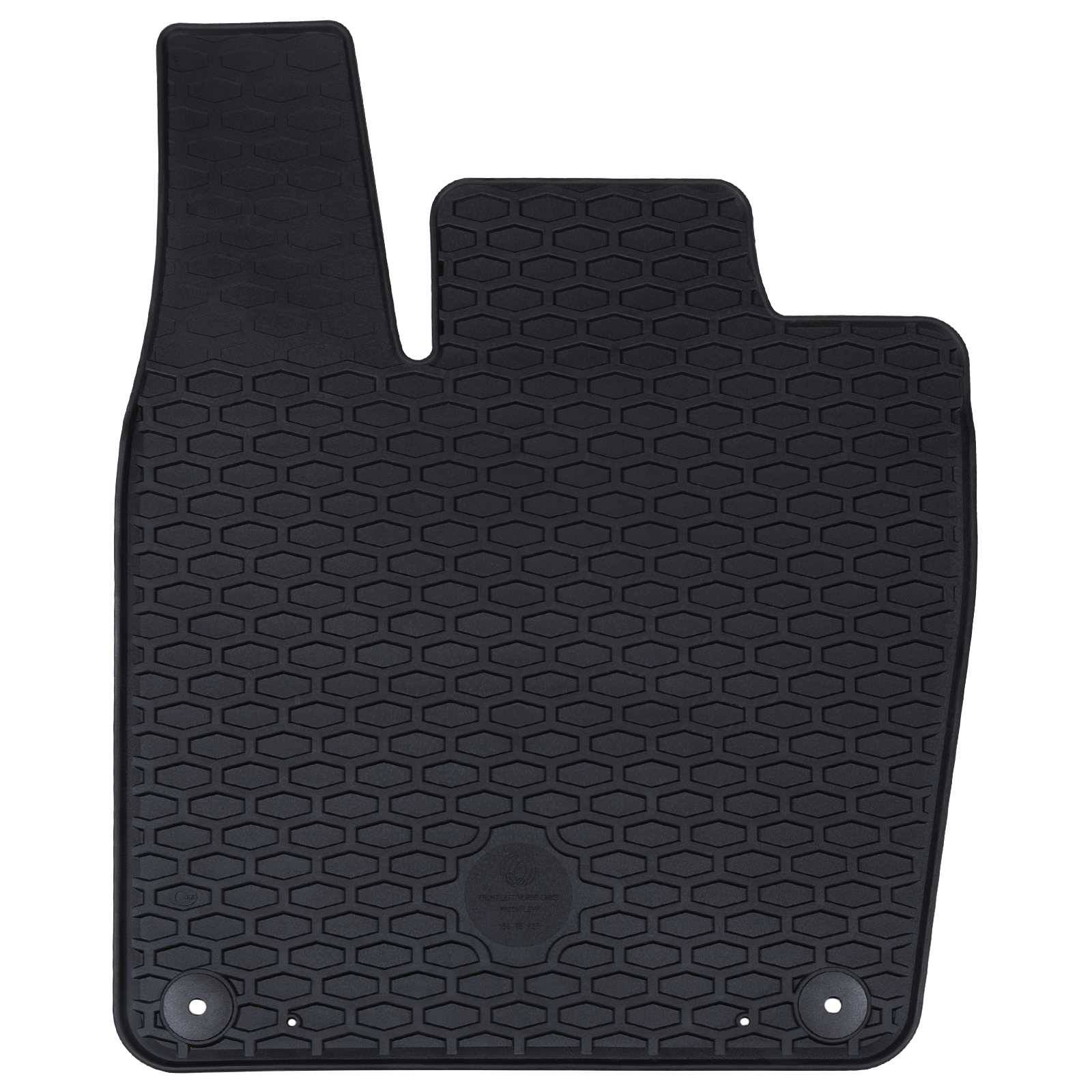 vidaXL Autofußmatte 4 pcs Schwarz Geeignet für VW ID.7 2023- Gummi