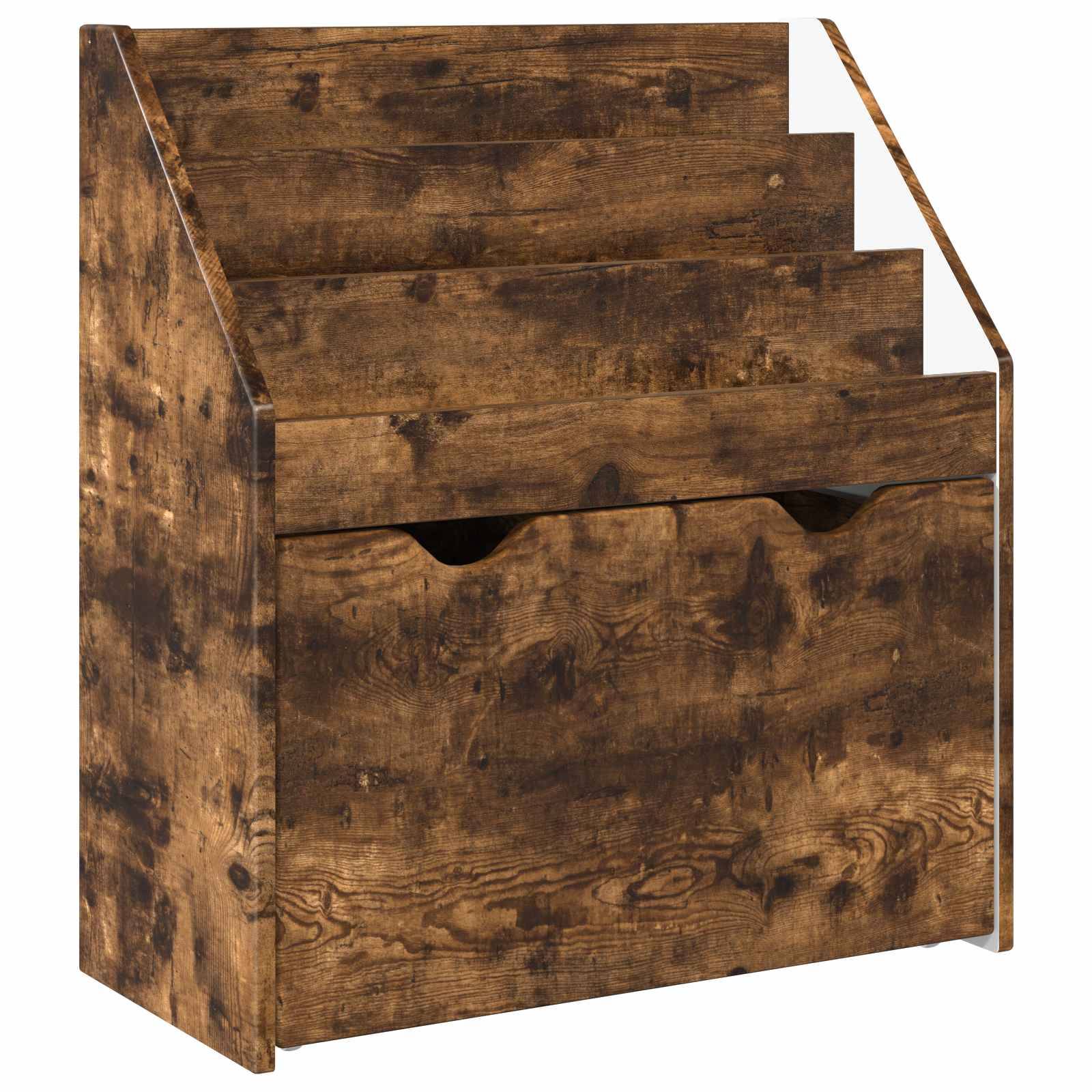 vidaXL Kinderregal Geräucherte Eiche 60 x 29,5 x 69 cm Holzwerkstoff
