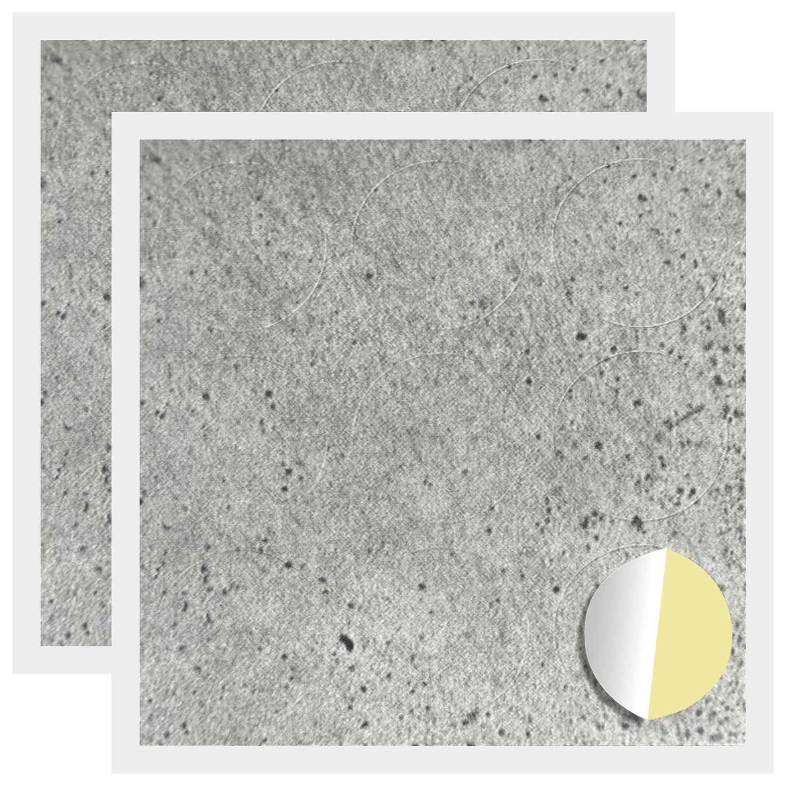 vidaXL Selbstklebende Schraubenabdeckung 2 pcs Beton Grau