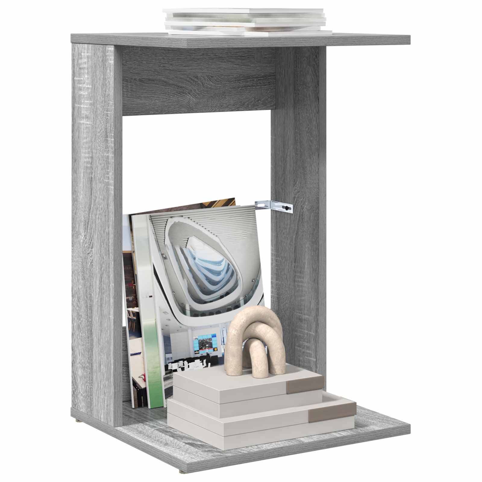 vidaXL Beistelltisch Graues Sonoma 40 x 38 x 62,5 cm Holzwerkstoff