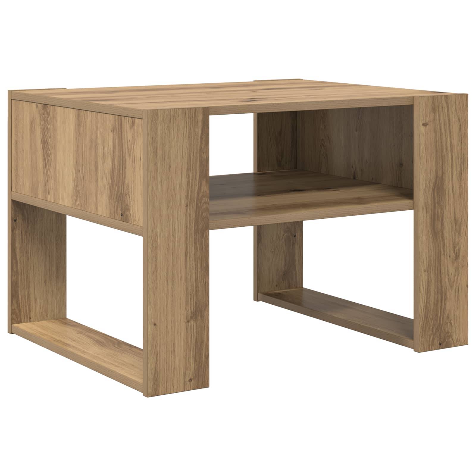 vidaXL Couchtisch Artisan-Eiche 66 x 53 x 45 cm Holzwerkstoff