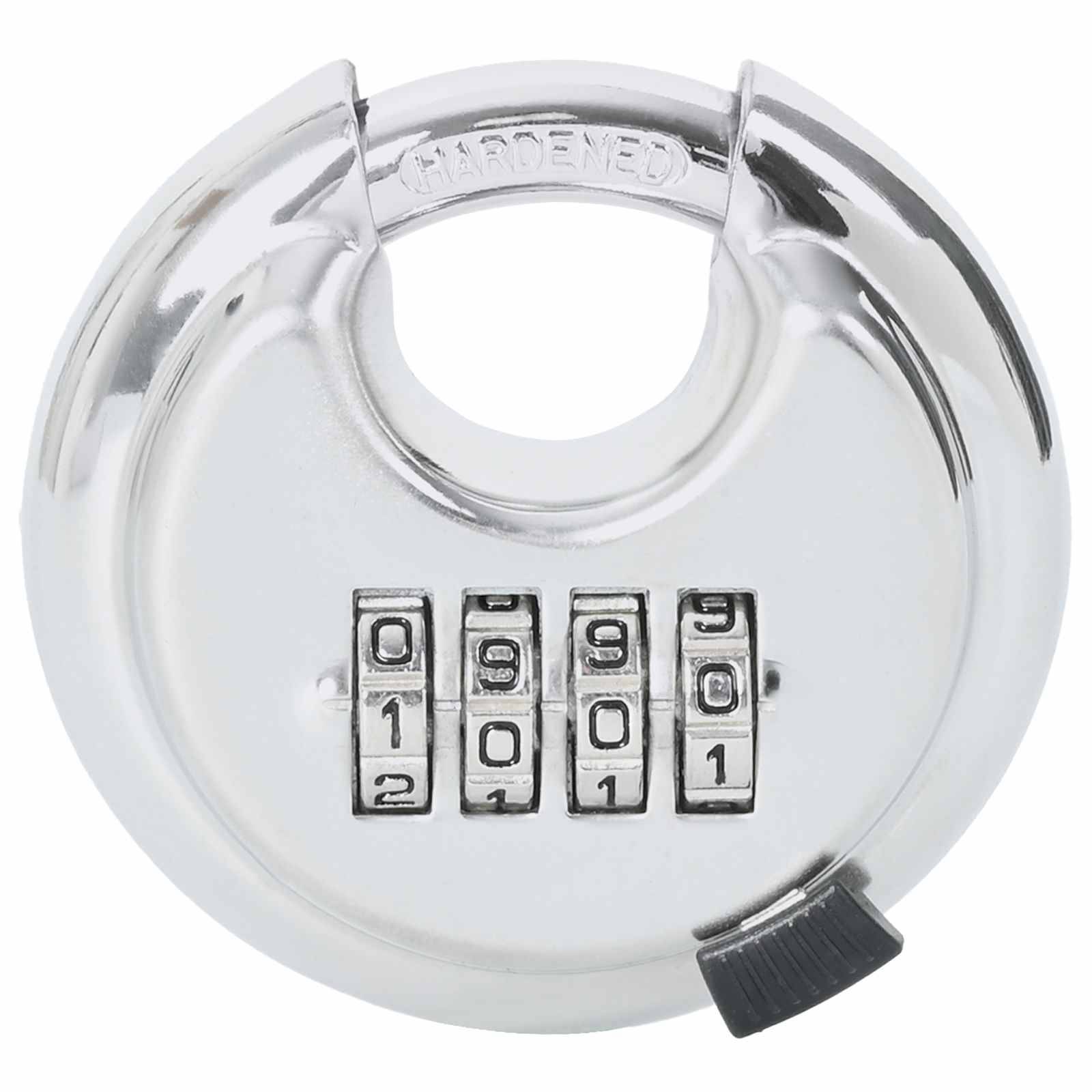 vidaXL Diskusschlösser mit Schlüsseln 2 pcs Silber 7 x 2,3 x 7 cm