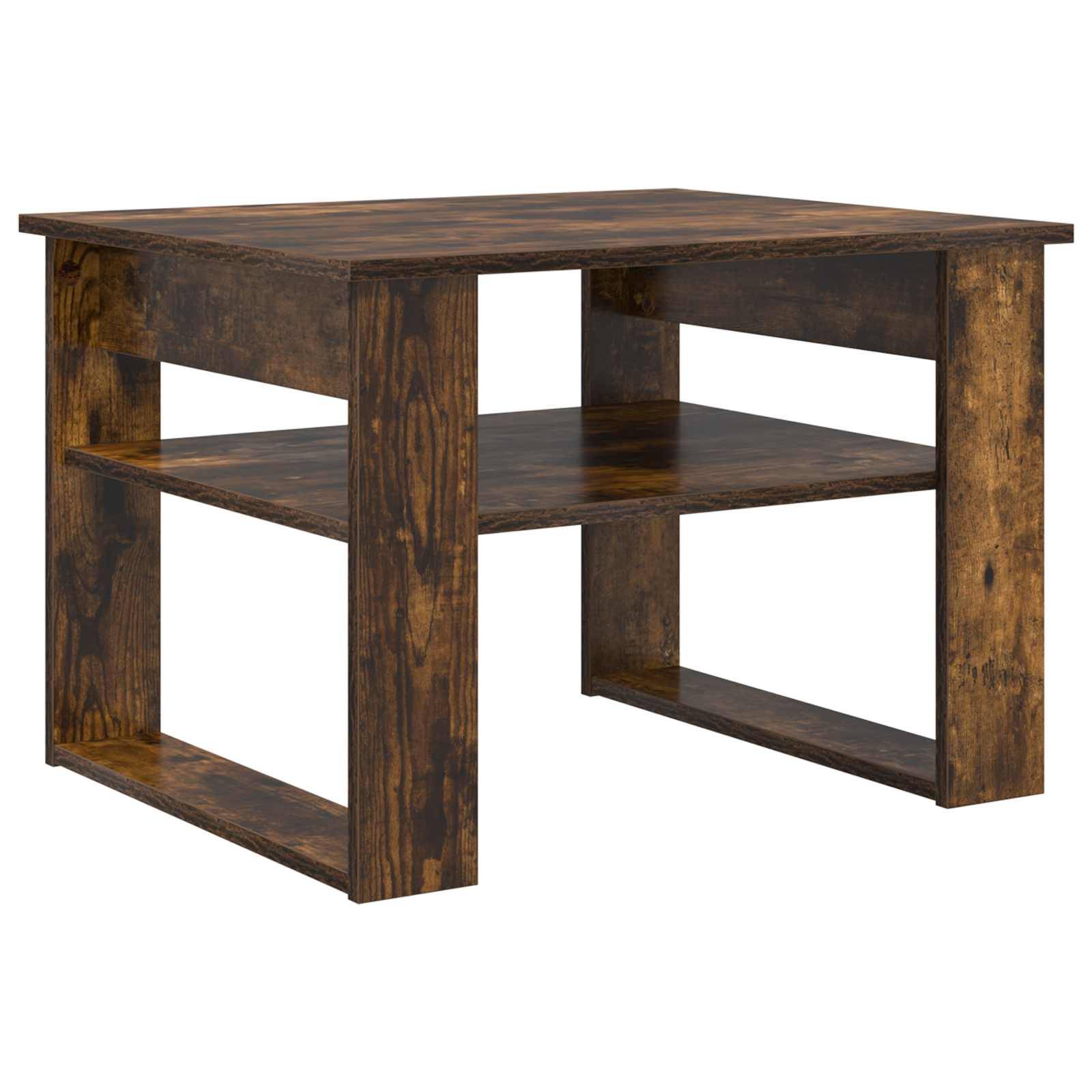 vidaXL Couchtisch Geräucherte Eiche 64 x 54 x 44 cm Holzwerkstoff