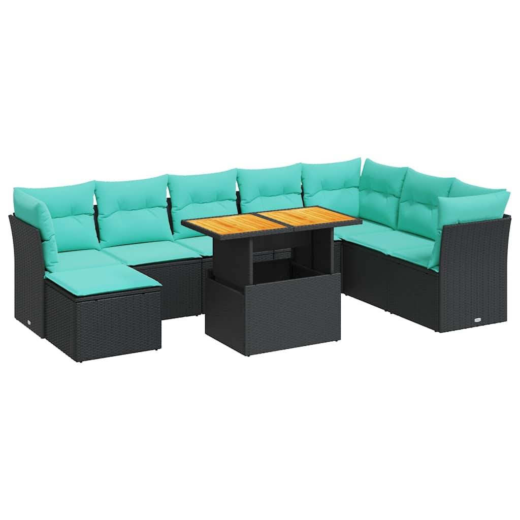 L-förmiges Ecksofa Abmessungen: Länge 289 cm, Breite 289 cm, Sitztiefe 55 cm, Rückenhöhe 85 cm, Armlehnen und Rückenlehne inbegriffen.