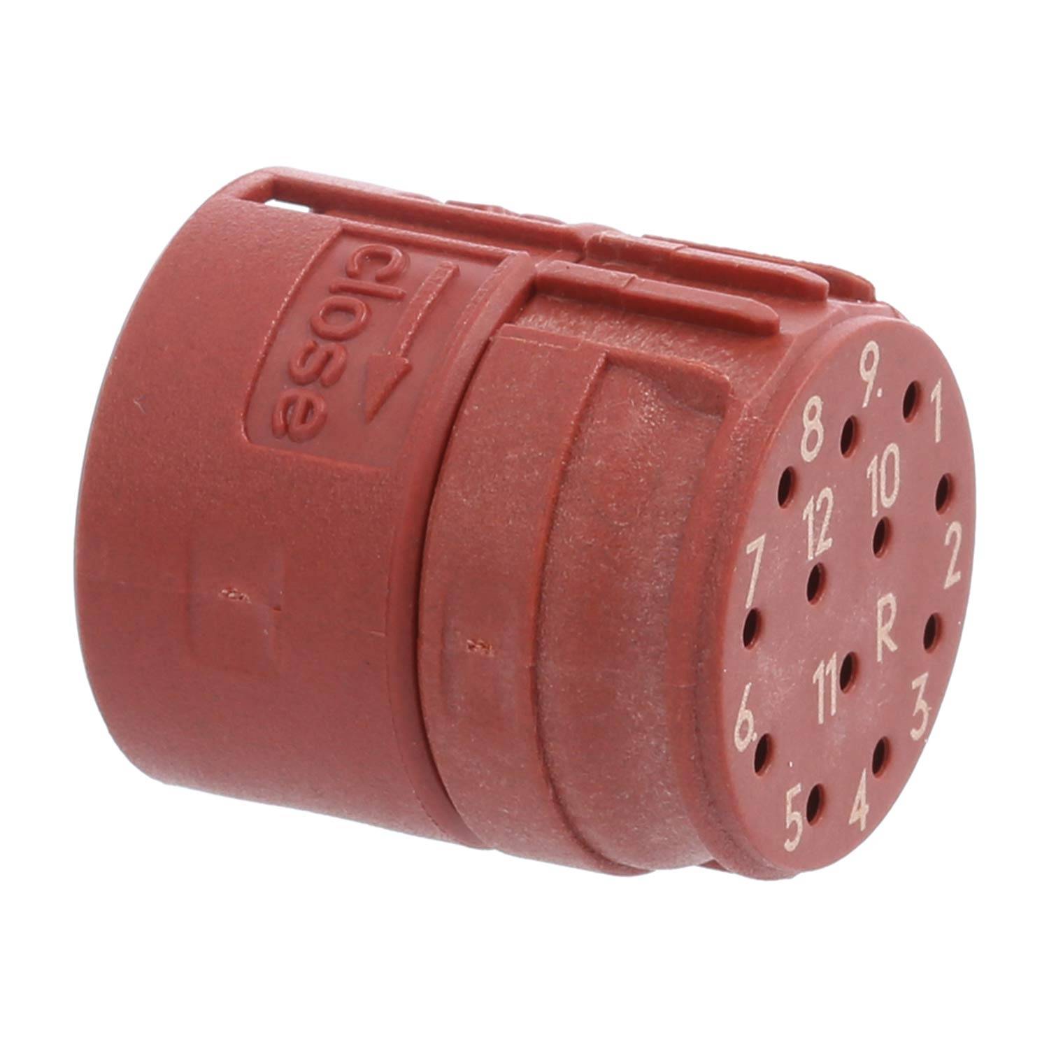 Phoenix Contact M23 RF Crimp-Kontakteinsatz Stift Crimpanschluss, Polzahl 12-polig 150V, 8A, Farbe rotbraun - 10 Stück