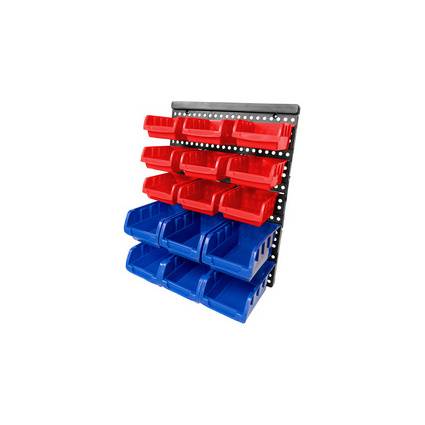 BRÜDER MANNESMANN Kleinteile-Aufbewahrung, 16-teilig