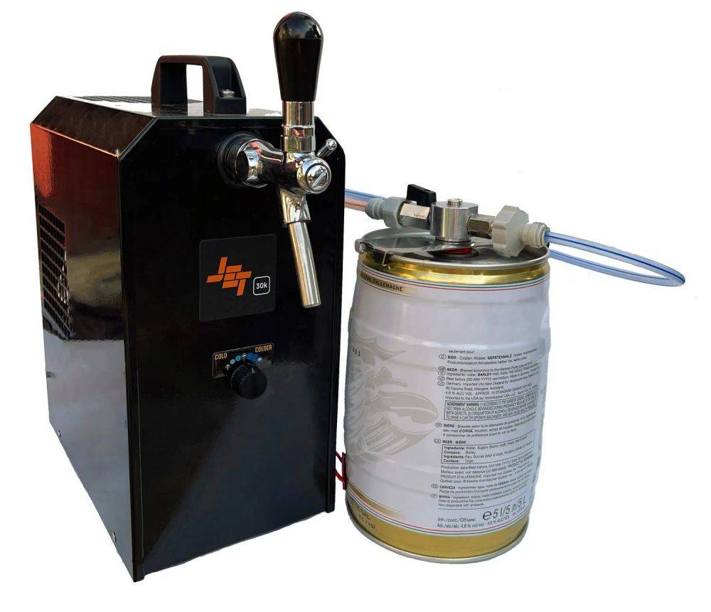 5 Liter Adapter hochwertige Metallausführung mit Bierabstellhahn