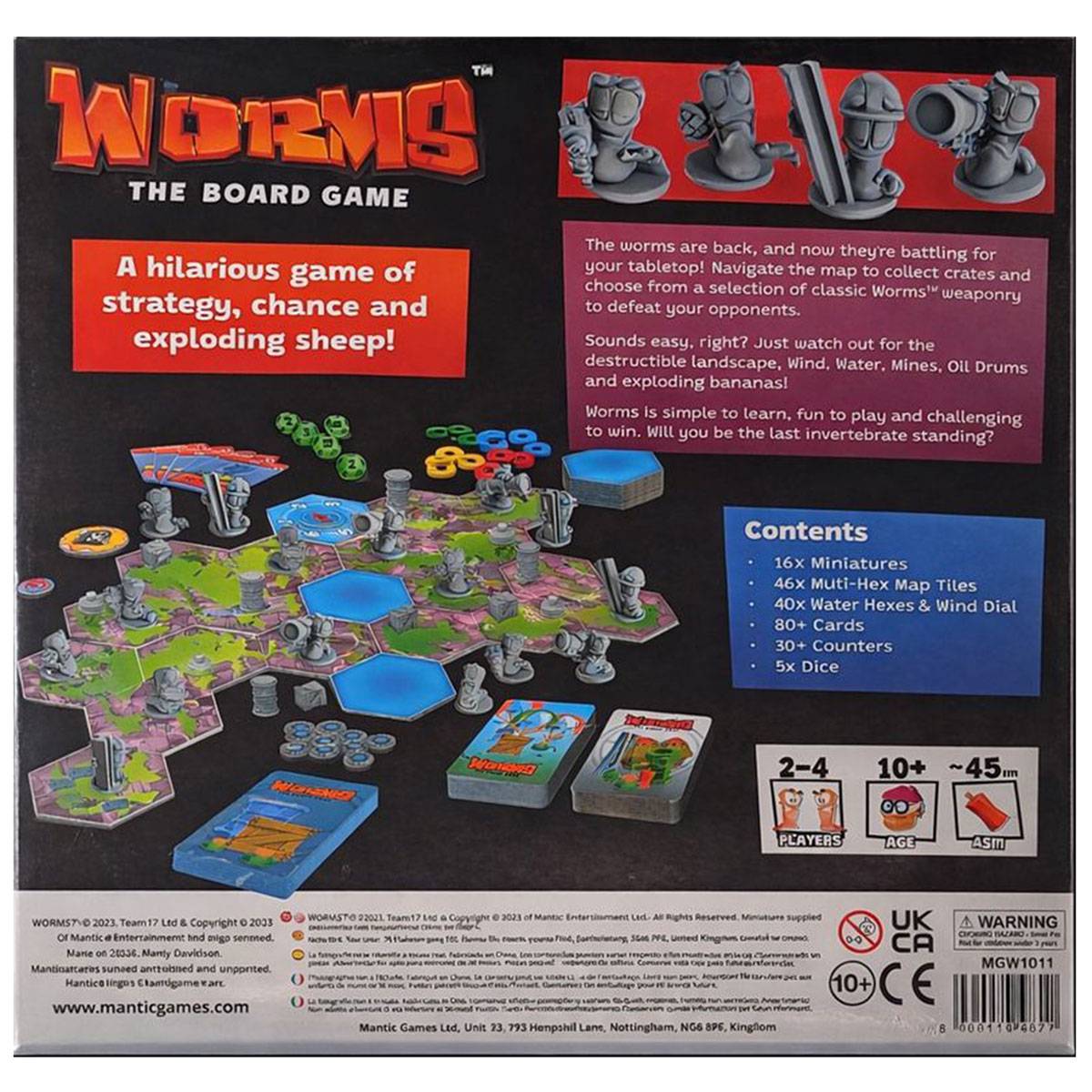 Mantic Games Worms The Board Game (EN) - Core Game