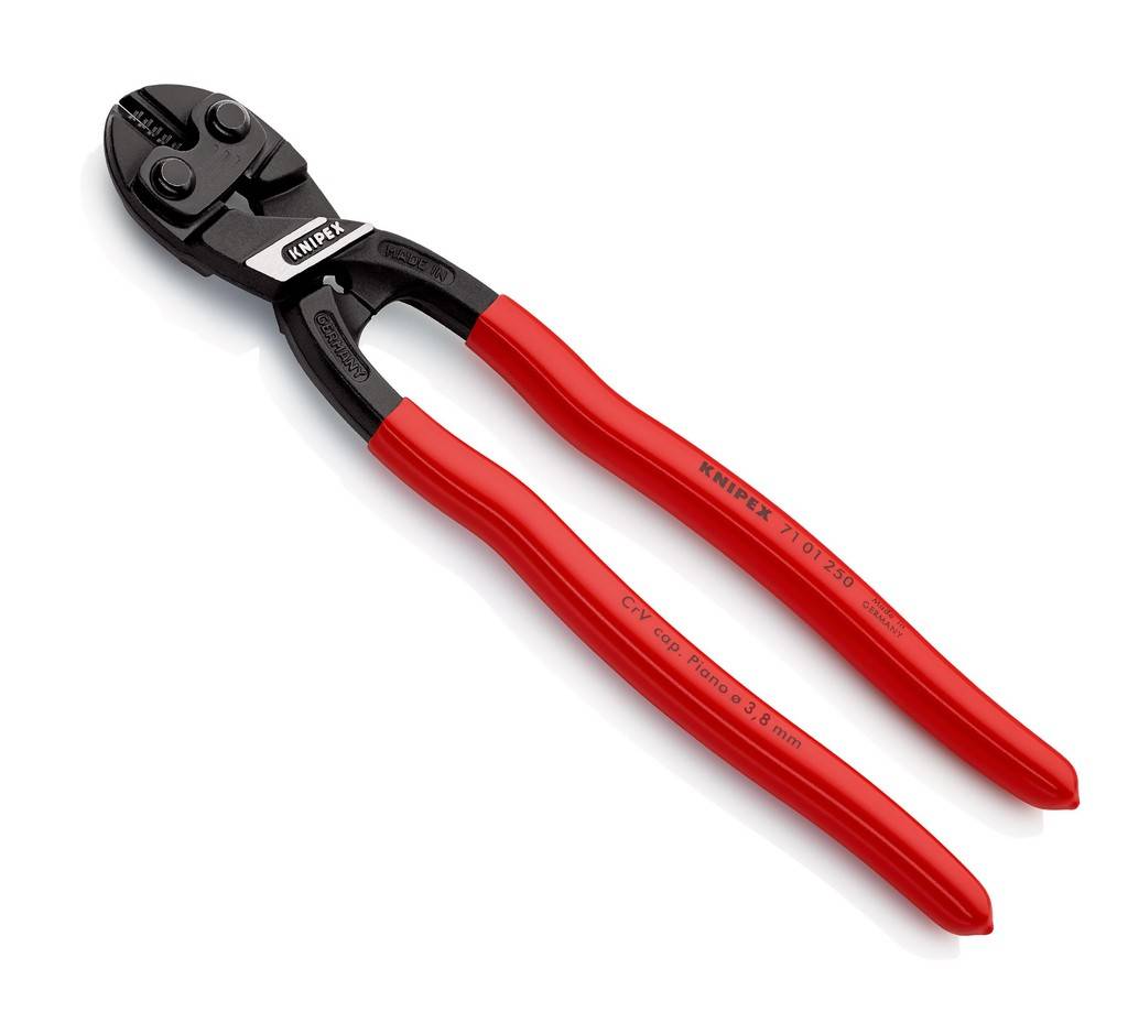 71 01 250 KNIPEX CoBolt XLFür kraftvolles Schneiden auch größerer Querschnitte und sehr harter Materialien. Zweihandbedienung für maximale Schnitt