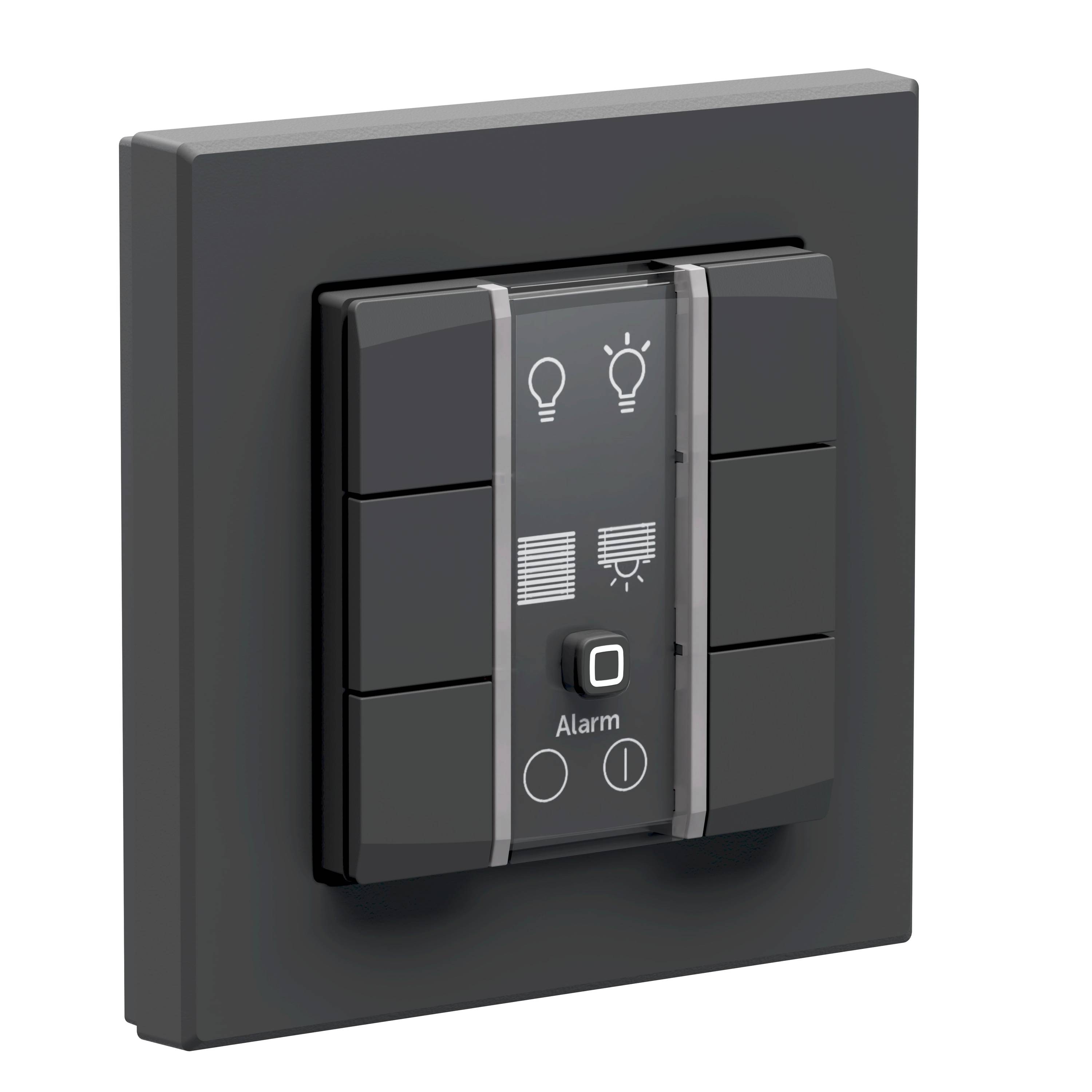HOMEMATIC IP 162028A0, Wandtaster, 6-fach, 230 V, anthrazit