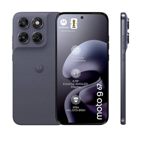 MOTOROLA SOLUTIONS - Motorola moto g67 , 17,3 cm (6.8"), 4 GB, 256 GB, 50 MP, Android 16.0, Grau