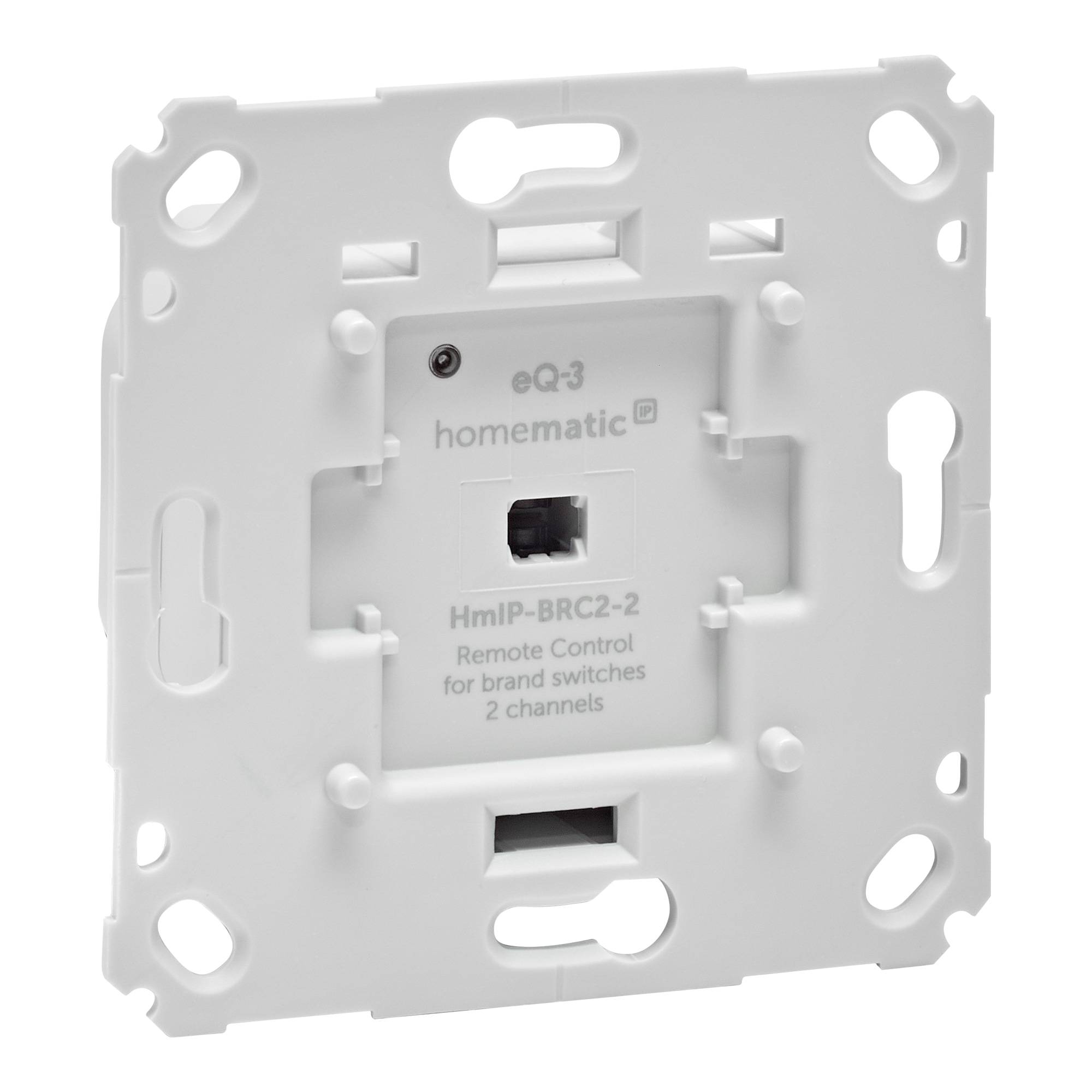 HOMEMATIC IP 161839A0, Wandtaster für Markenschalter, 2-fach