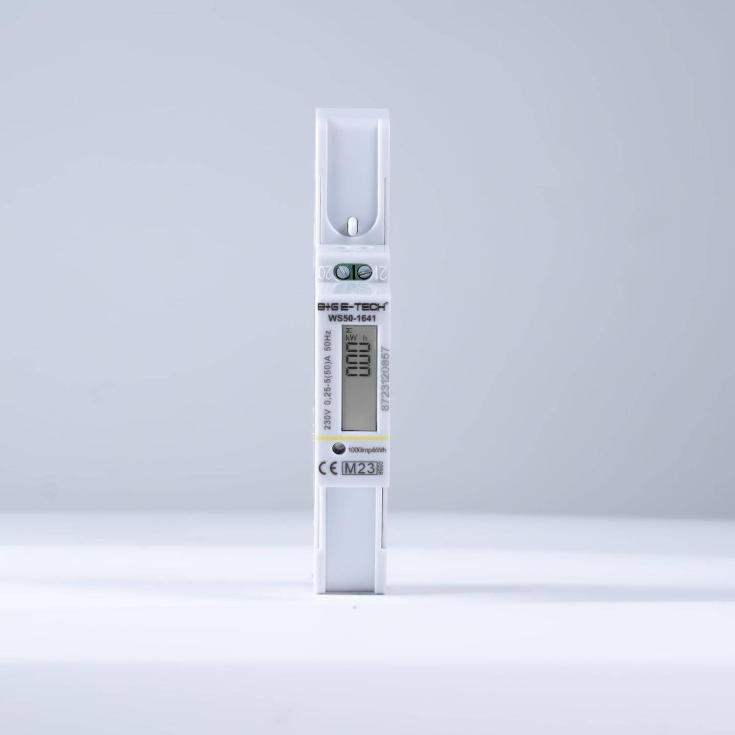 B+G E-Tech WS50-1441 - Wechselstromzähler Hutschiene 50A MID 2026 Stromzähler digital