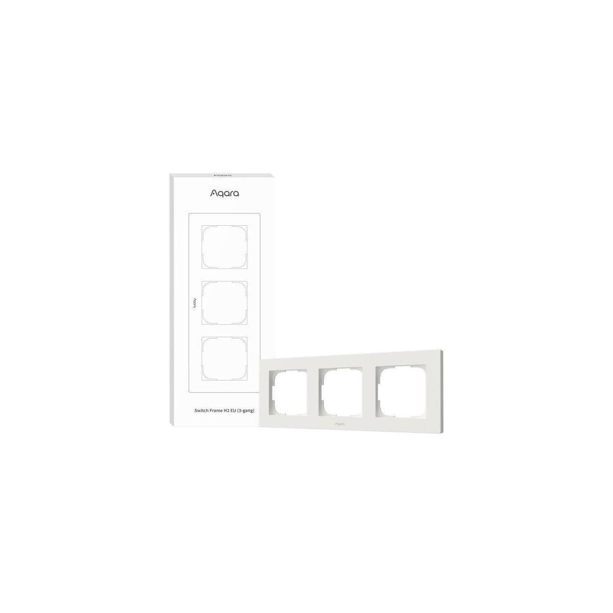 AQA_FE-X02D - Switch Frame H2 EU White (3-gang)