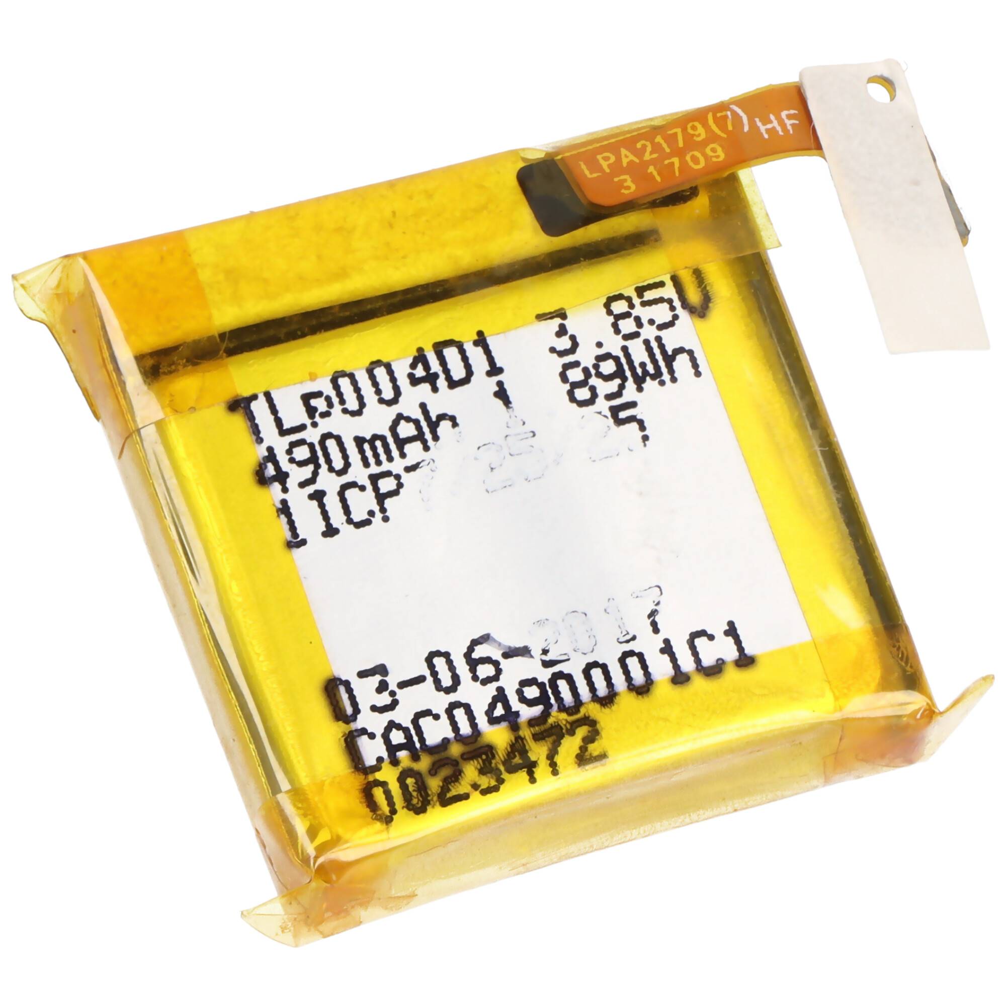 Akku passend für Vodafone Disney Neo, Li-Polymer, 3,8V, 400mAh, 1,52Wh, ohne Werkzeug