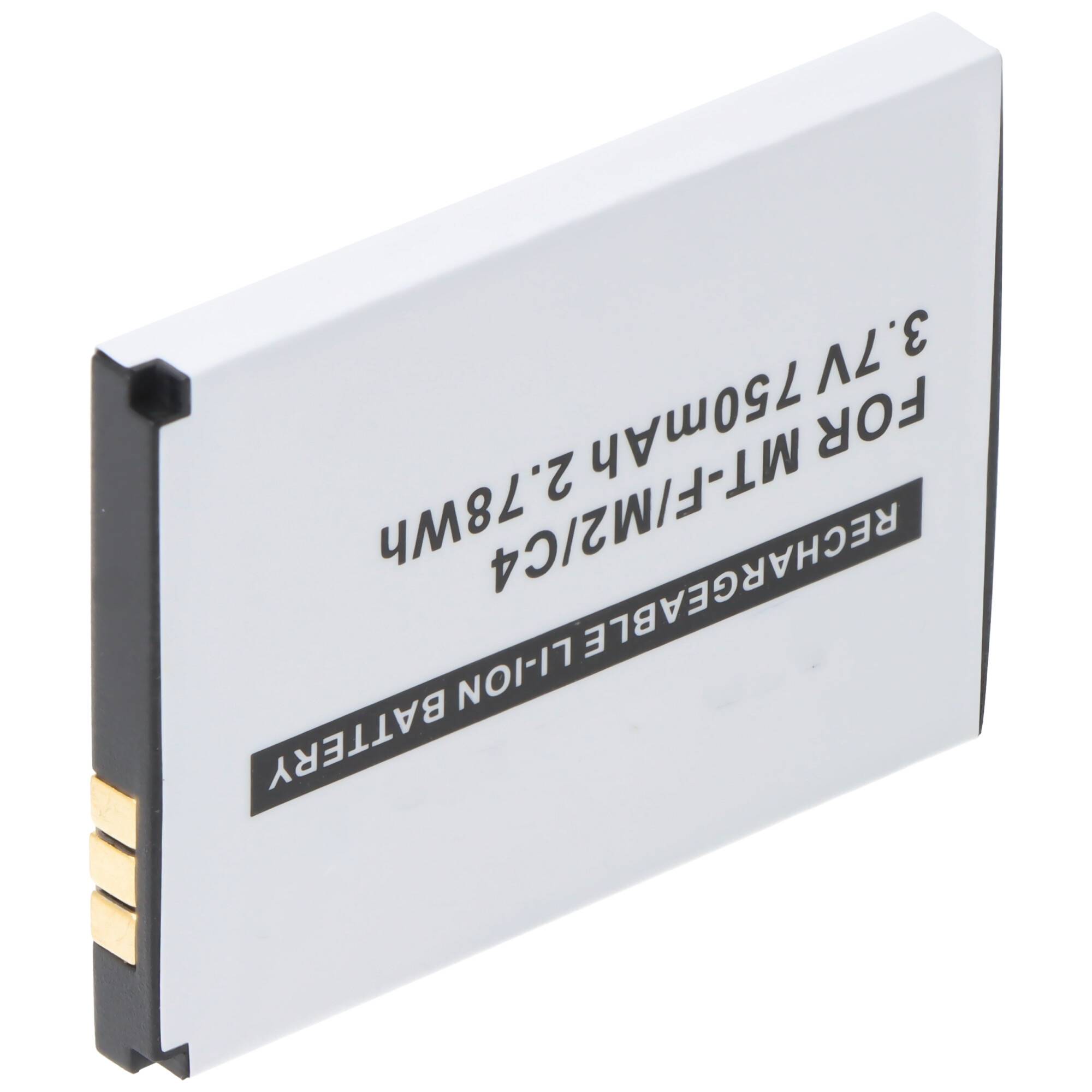 Wiederaufladbarer Li-Ionen-Akku, 3,7V, 750mAh, 2,7Wh, mit der Beschriftung „FOR MT-FM1/MC4